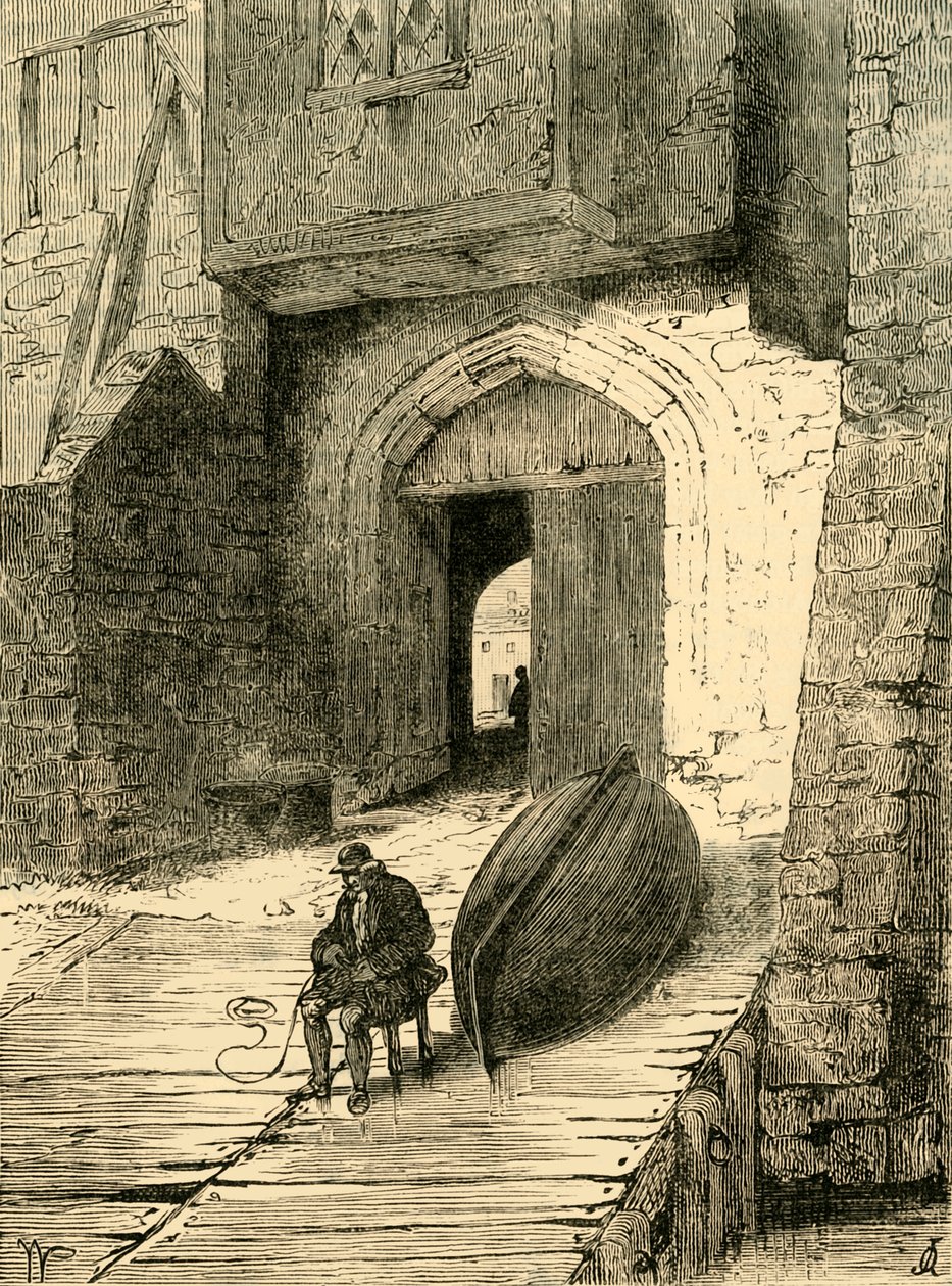 Viejas escaleras de Whitehall, c1878 de Unbekannt