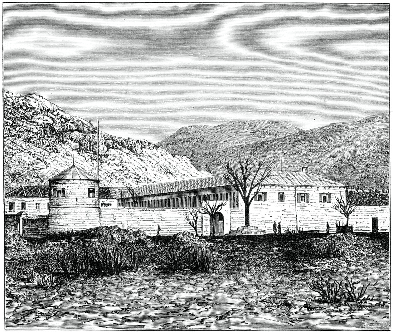 Antiguo palacio, Cettigne, República de Montenegro, 1900 de Unbekannt
