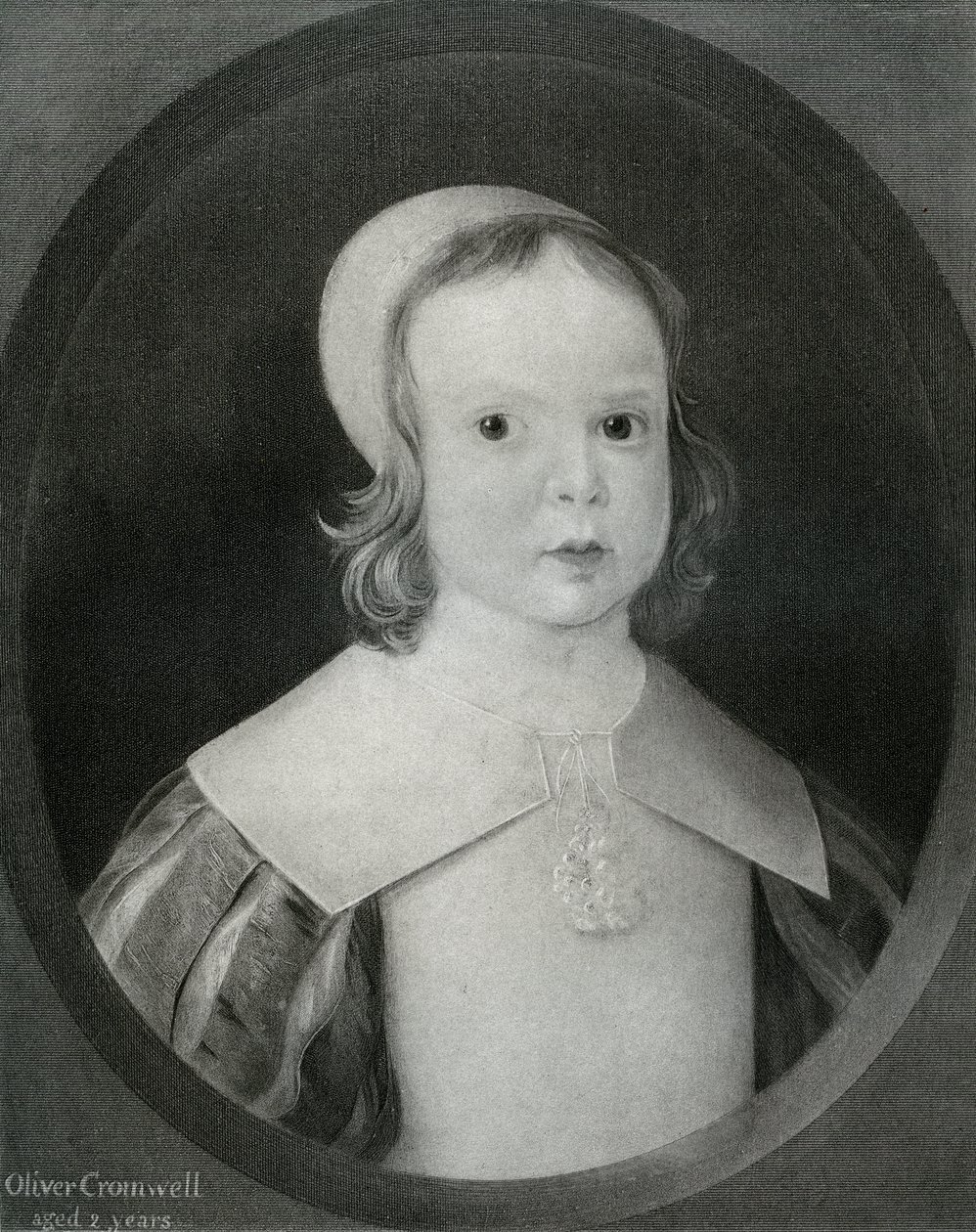 Oliver Cromwell a los dos años, 1601, 1899 de Unbekannt