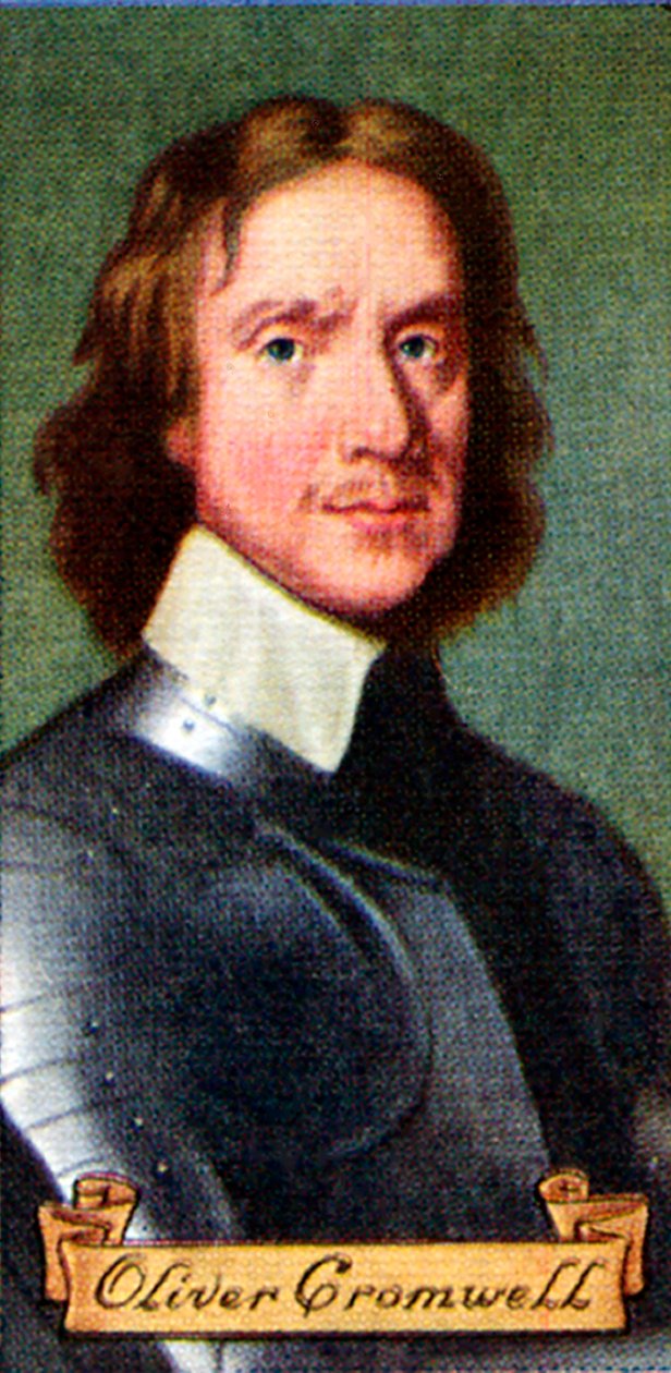 Oliver Cromwell, de una serie de tarjetas de cigarrillos, 1935 de Unbekannt