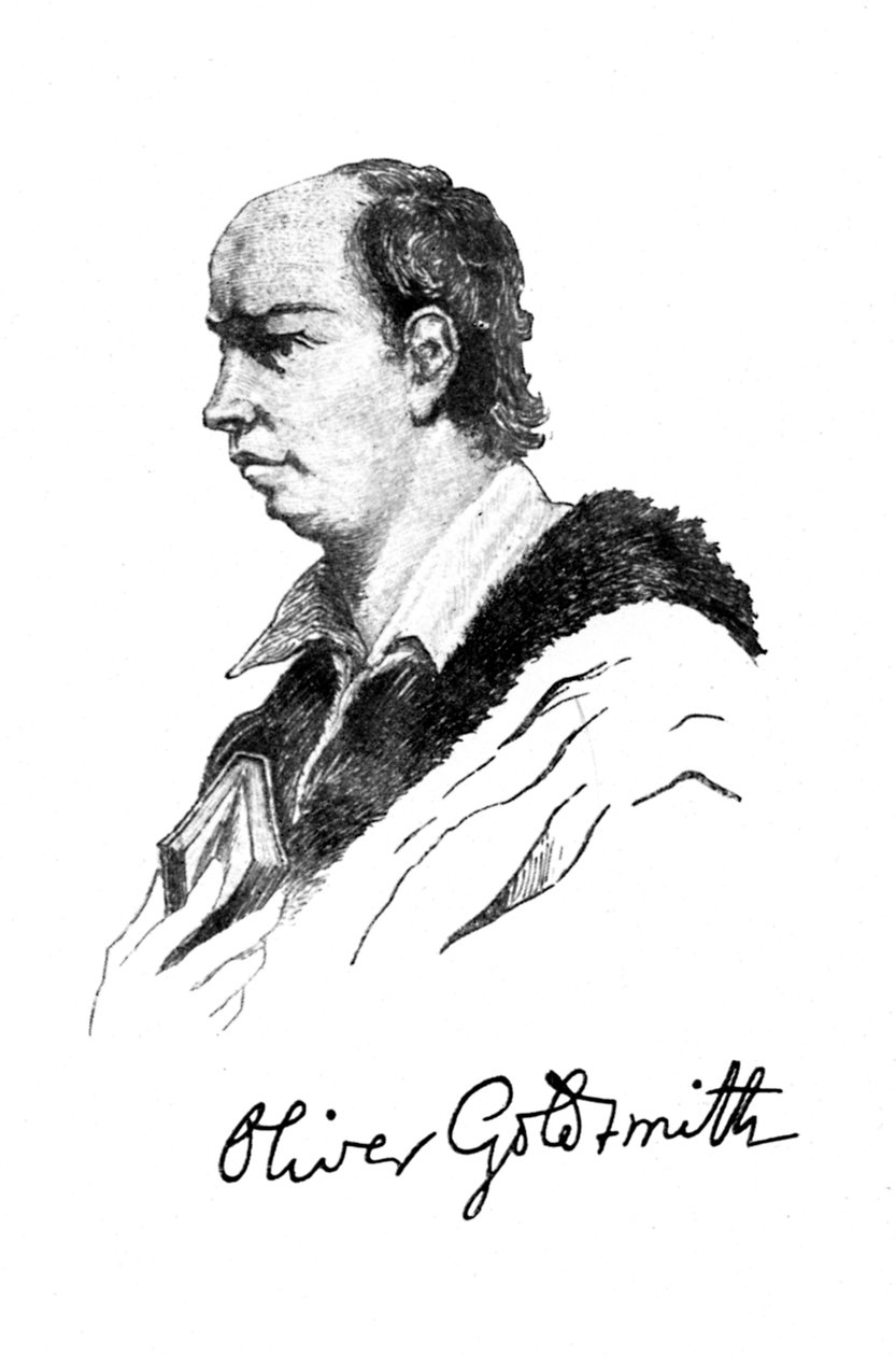Oliver Goldsmith, escritor, poeta y médico irlandés, 1912 de Unbekannt
