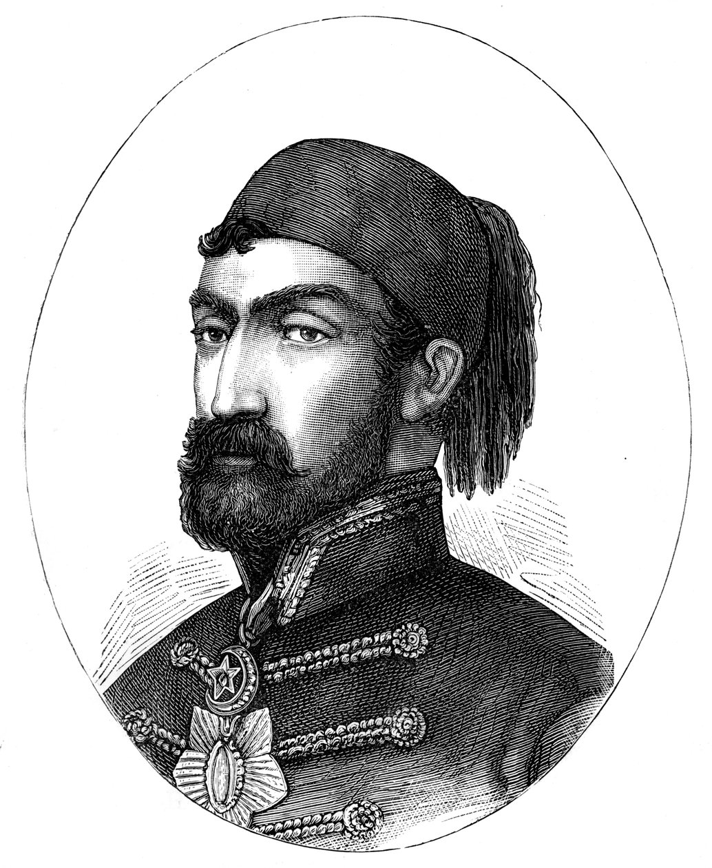 Omar Pasha, Comandante en Jefe del ejército turco de Unbekannt