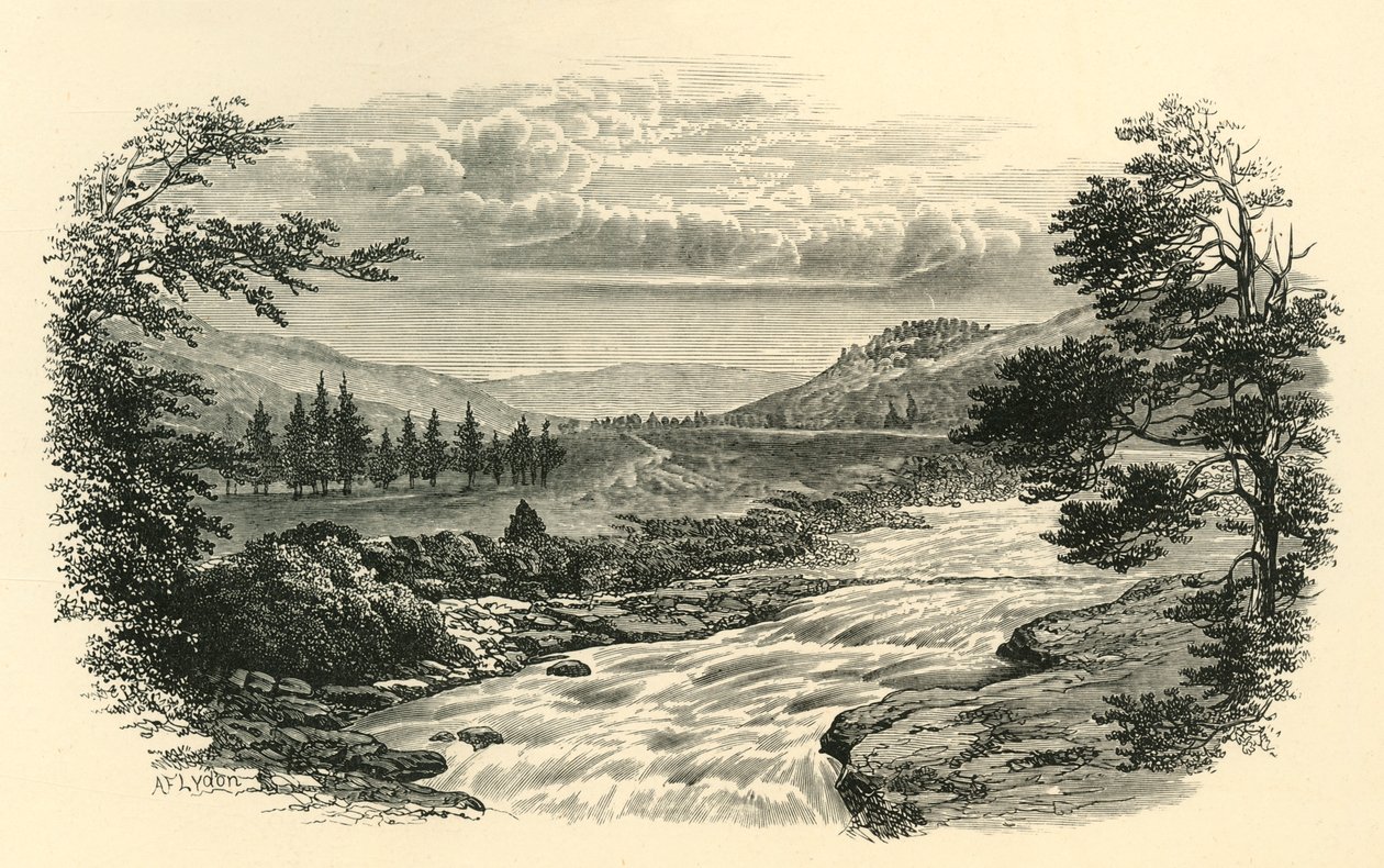 En el Dee, Escocia, c1890 de Unbekannt