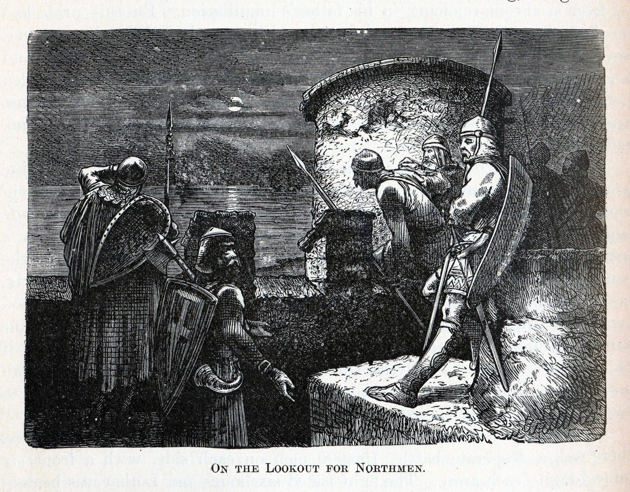 En la vigilancia de los nórdicos, 1882 de Unbekannt