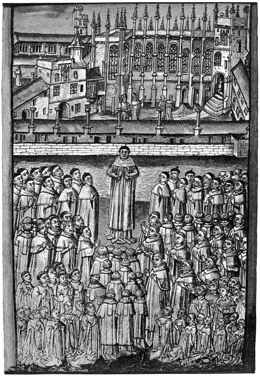 Cien empleados, New College, Oxford, c. 1453 de Unbekannt