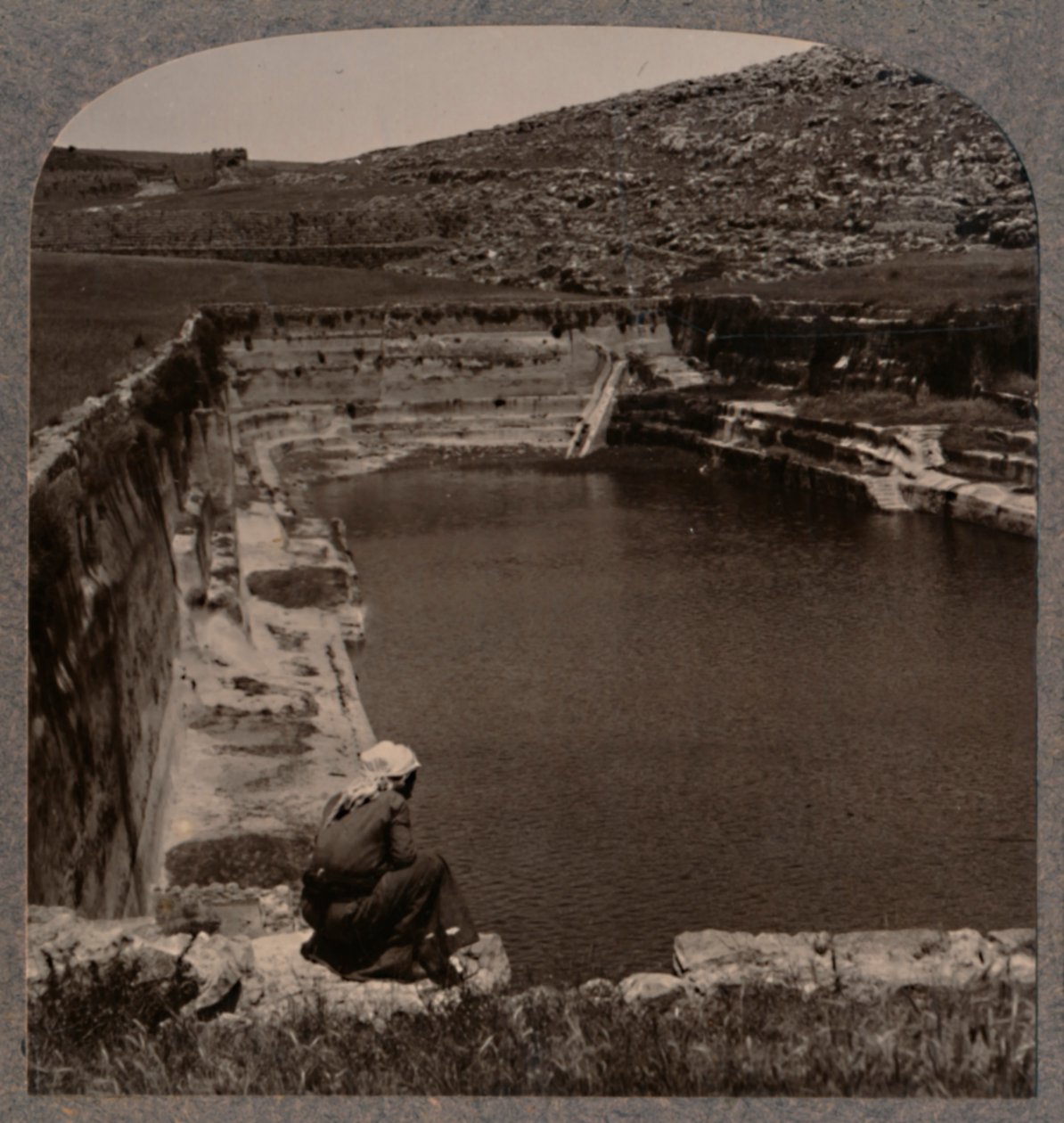 Una de las piscinas de Salomón, c1900 de Unbekannt
