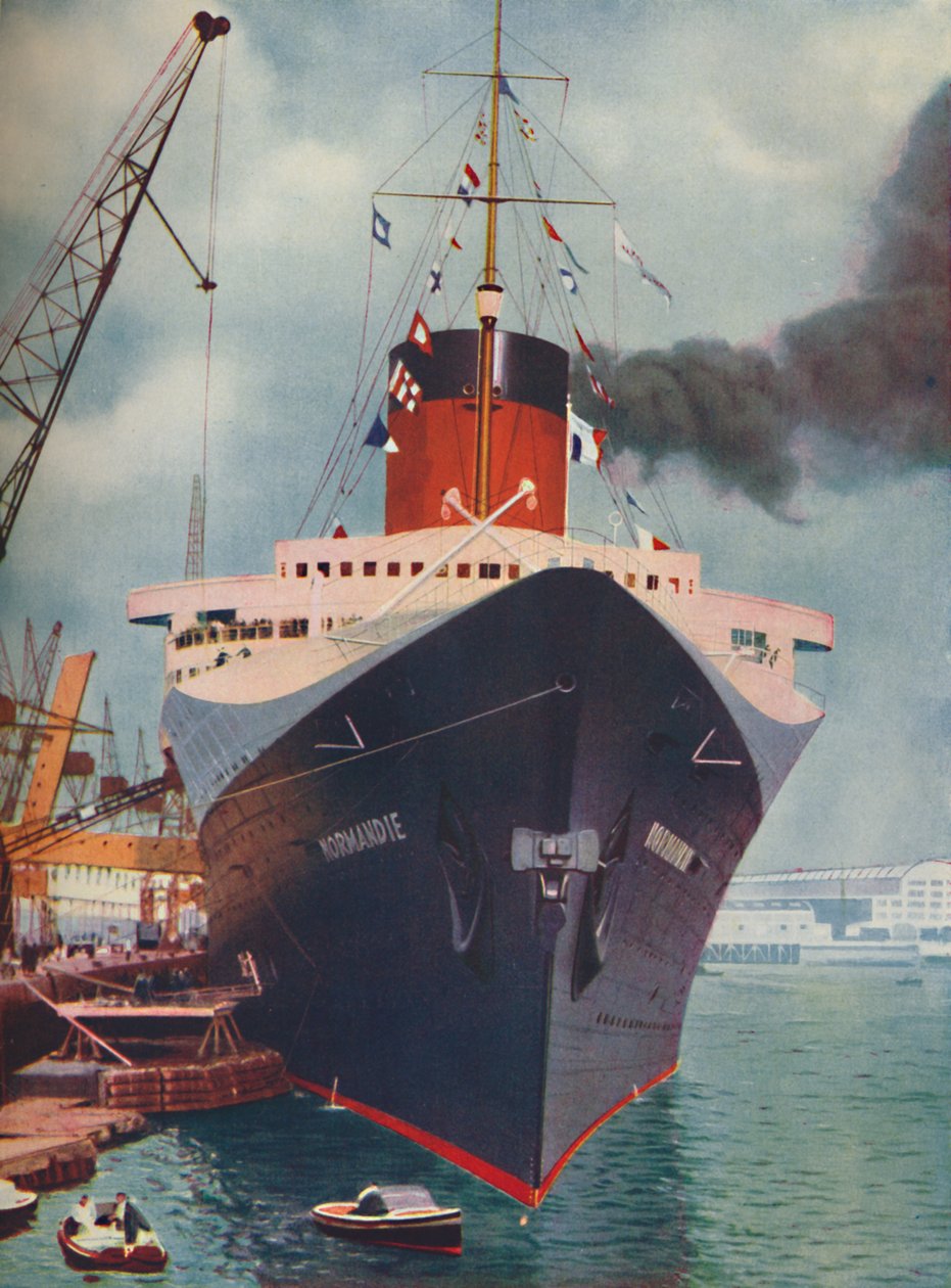Uno de los Grandes Barcos del Mundo. El transatlántico francés Normandie, 1937 de Unbekannt