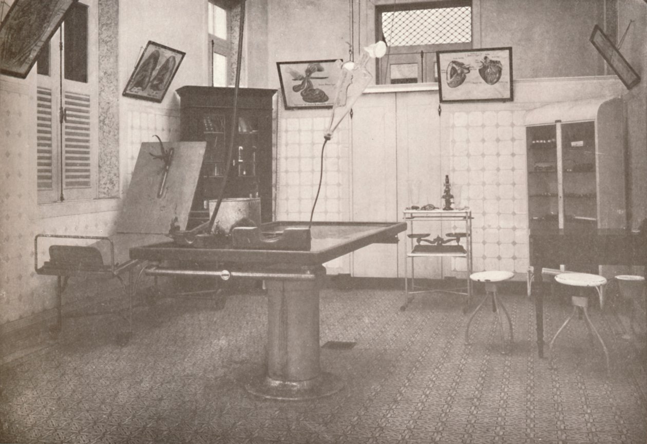 Sala de operaciones del Servicio Médico-Legal, 1914 de Unbekannt