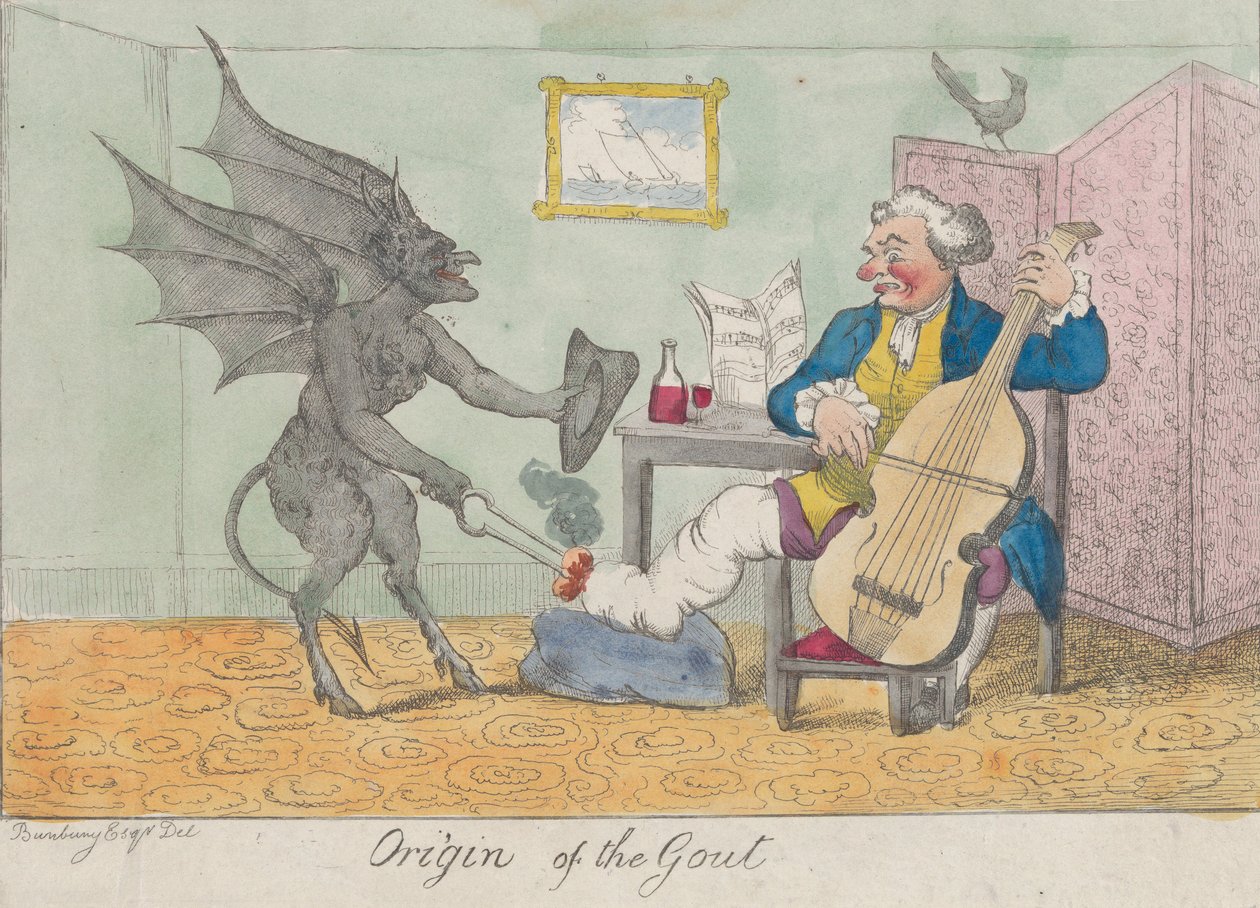 Origen de la gota, ca. 1810 de Unbekannt