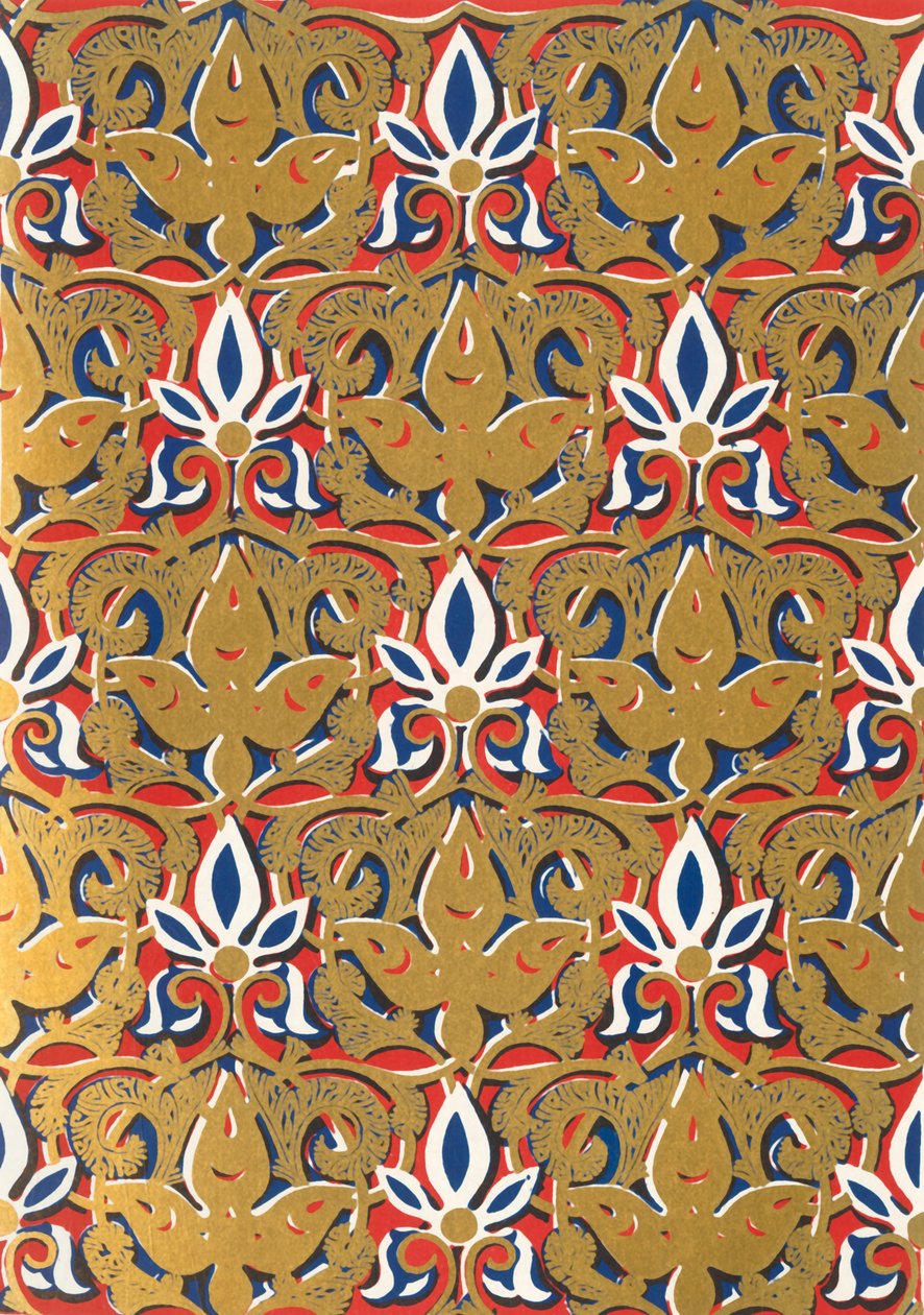 Ornamento en el lado de las ventanas, piso superior, Salón de las Dos Hermanas, 1907 de Unbekannt