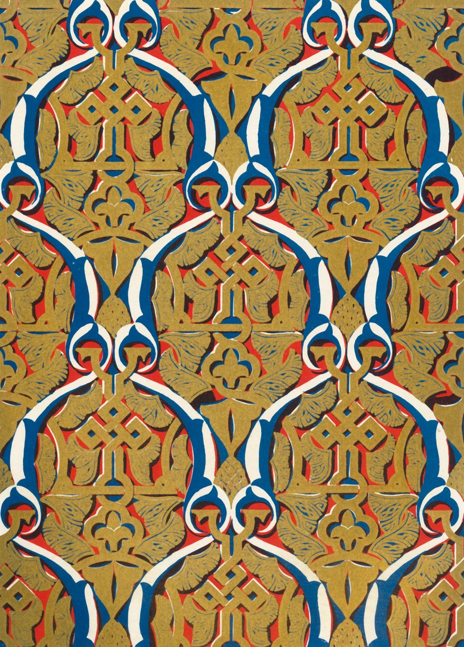 Ornamentos en paneles, Corte de la Mezquita, 1907 de Unbekannt
