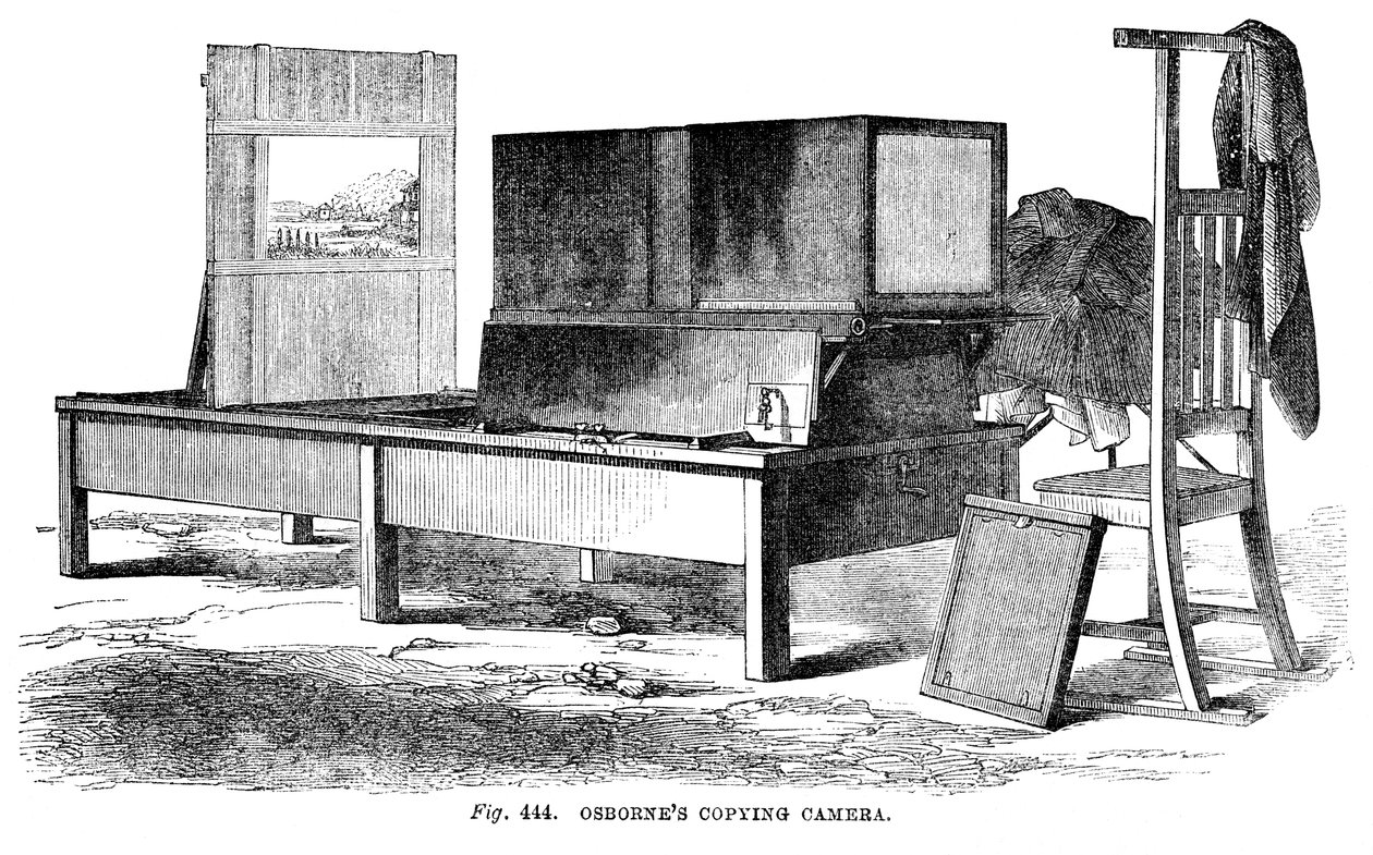 Cámara de copiado de Osborne, 1866 de Unbekannt