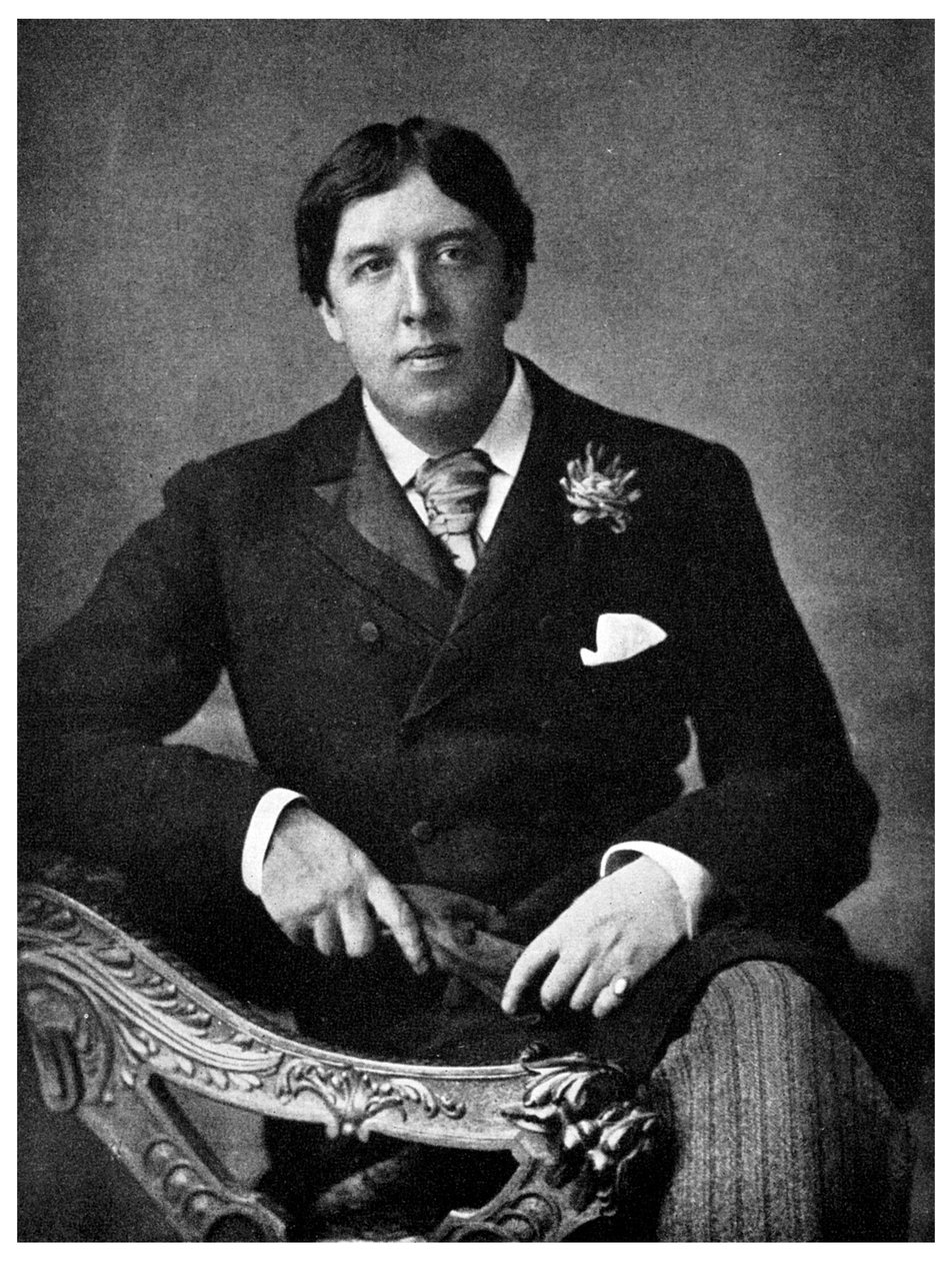 Oscar Wilde, dramaturgo y humorista irlandés, c. 1891 de Unbekannt