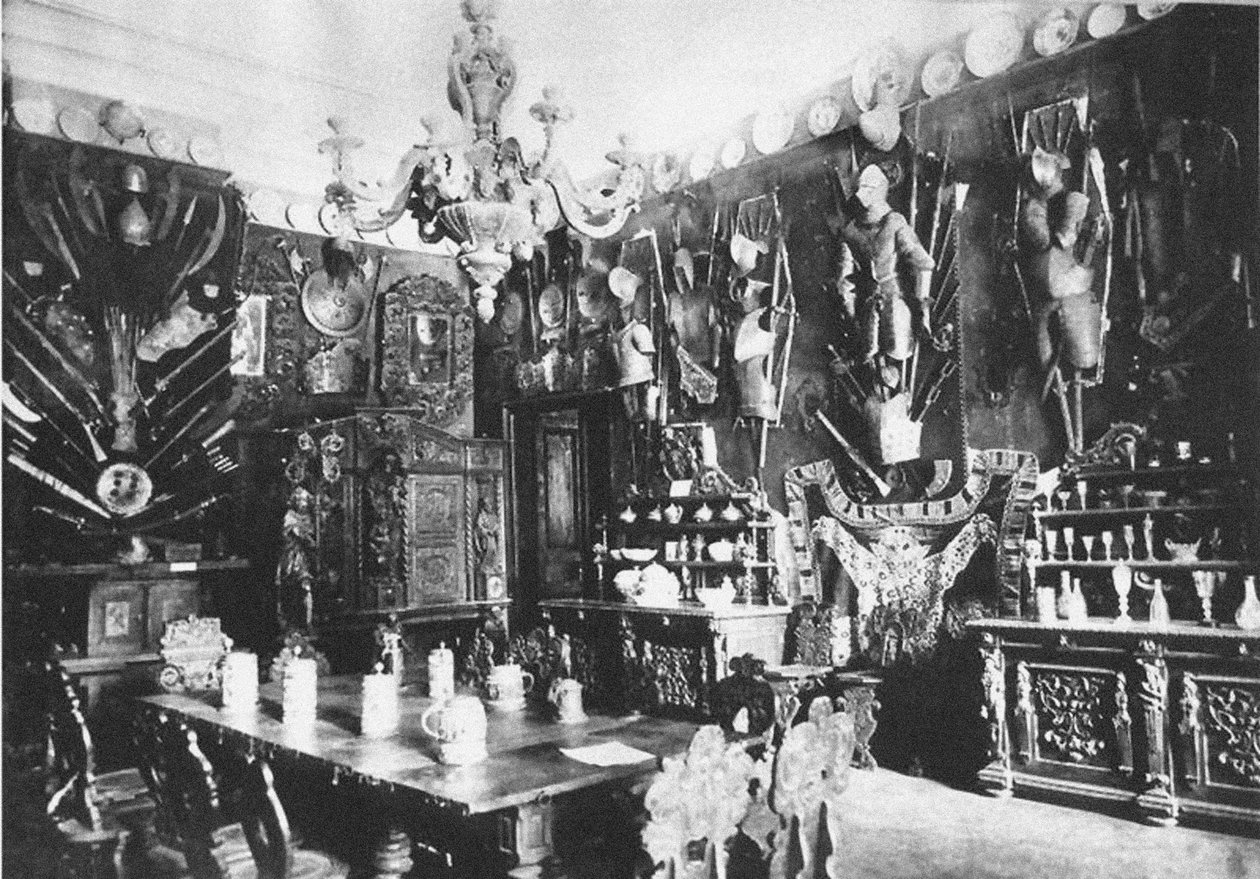 Finca Ostafyevo. El Gran Comedor, finales del siglo XIX de Unbekannt