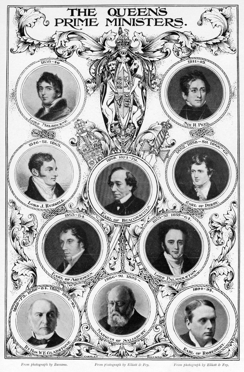 Primeros Ministros de la Reina Victoria, 1901 de Unbekannt