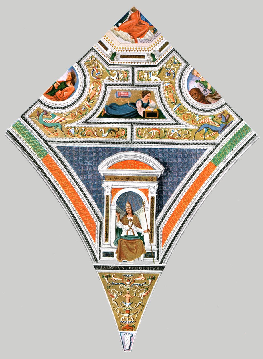 Decoración pintada en la iglesia de Santa Maria del Popolo, Roma, Italia, 1928 de Unbekannt