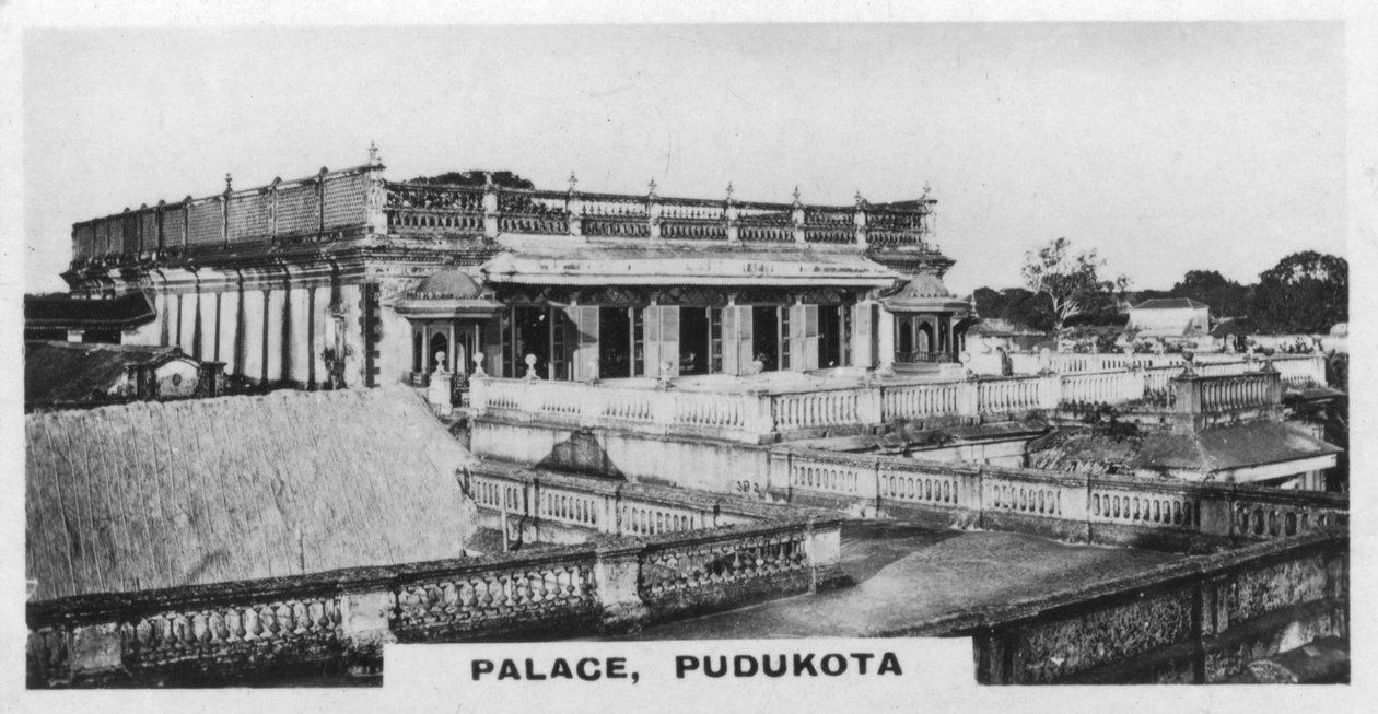 Palacio, Pudukottai, Tamil Nadu, India, c1925 de Unbekannt
