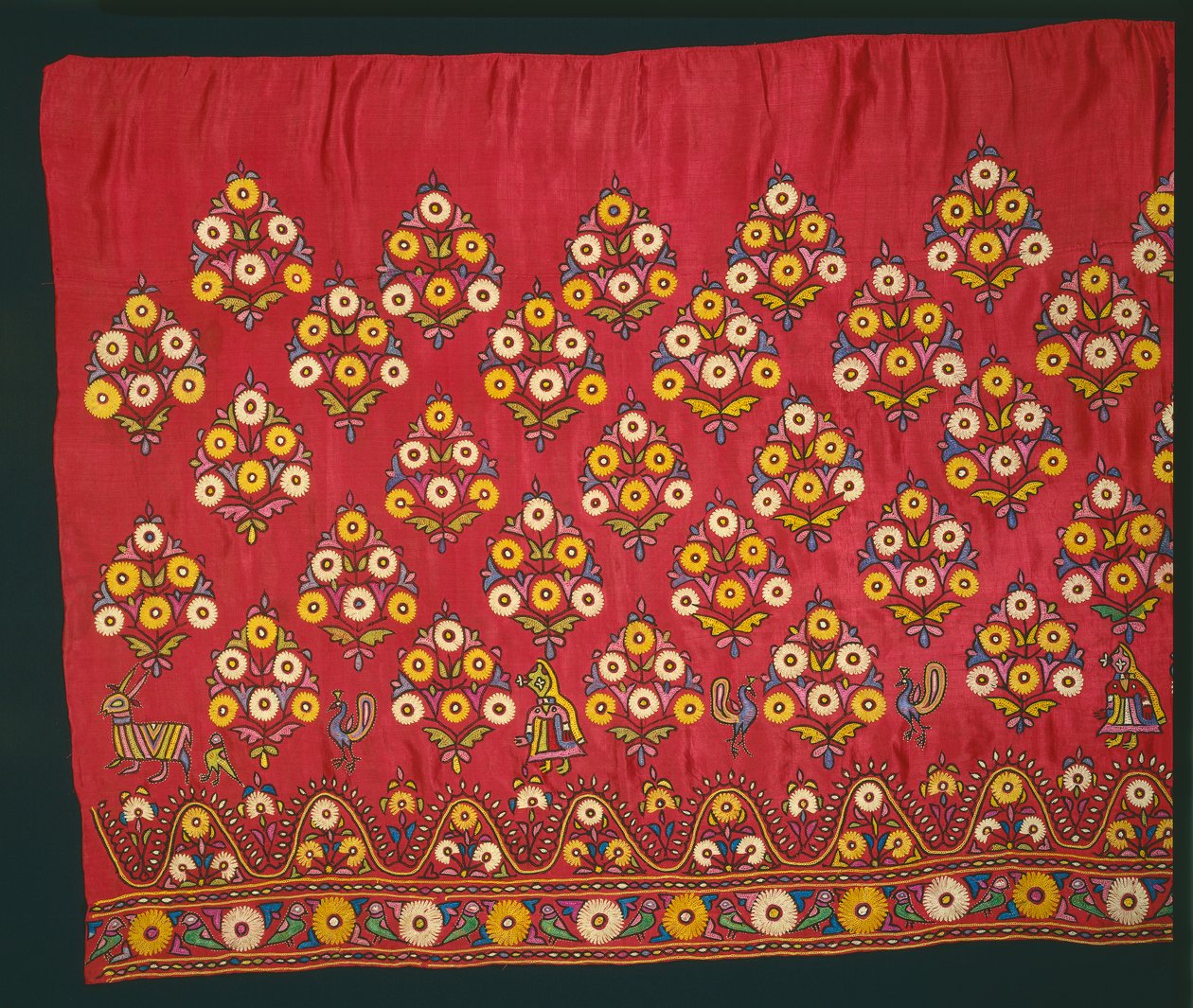 Panel para una falda Ghagra, finales de 1800 o principios de 1900 de Unbekannt