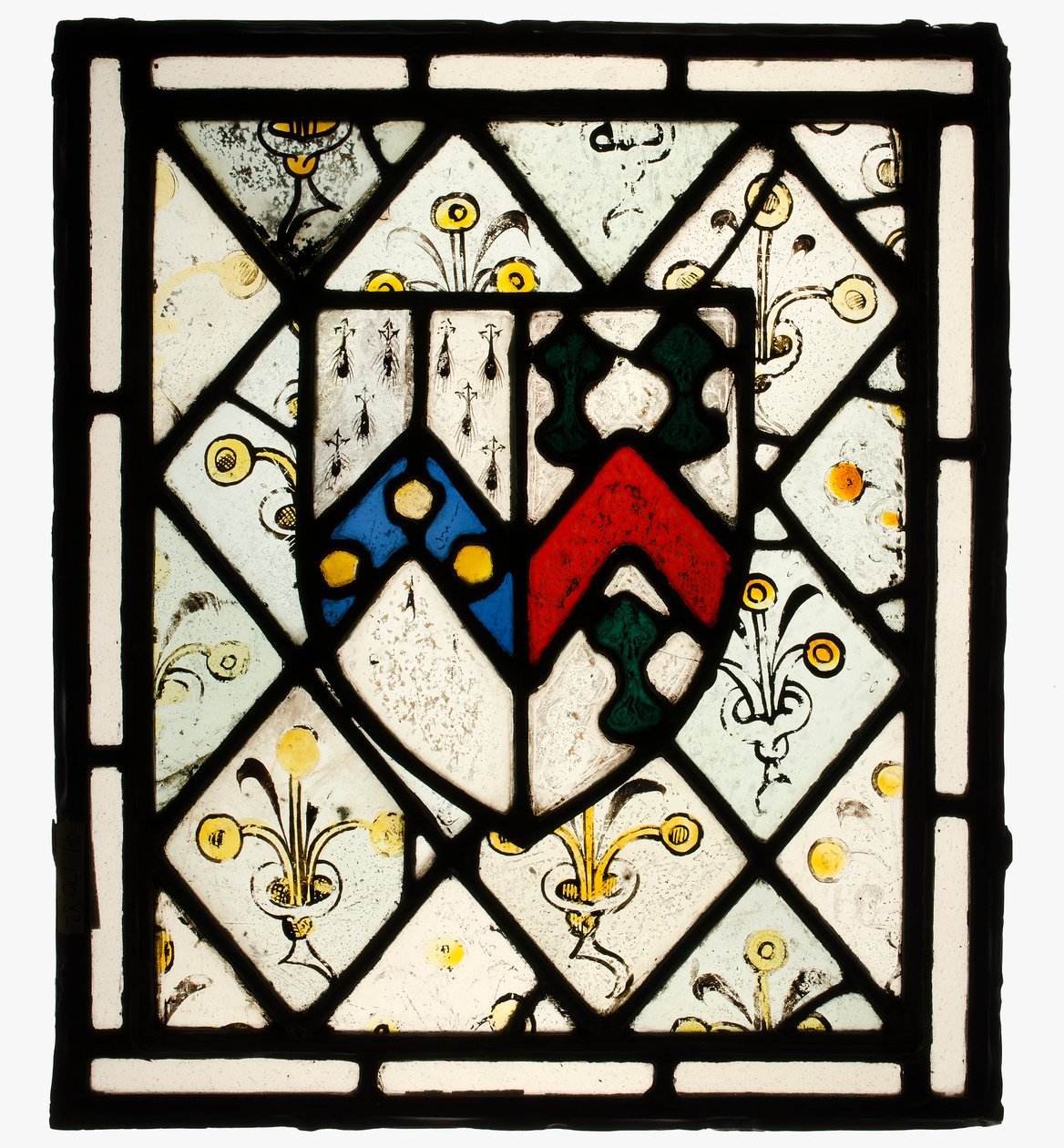 Panel con escudo heráldico de Johnson, británico, ca. 1500 de Unbekannt
