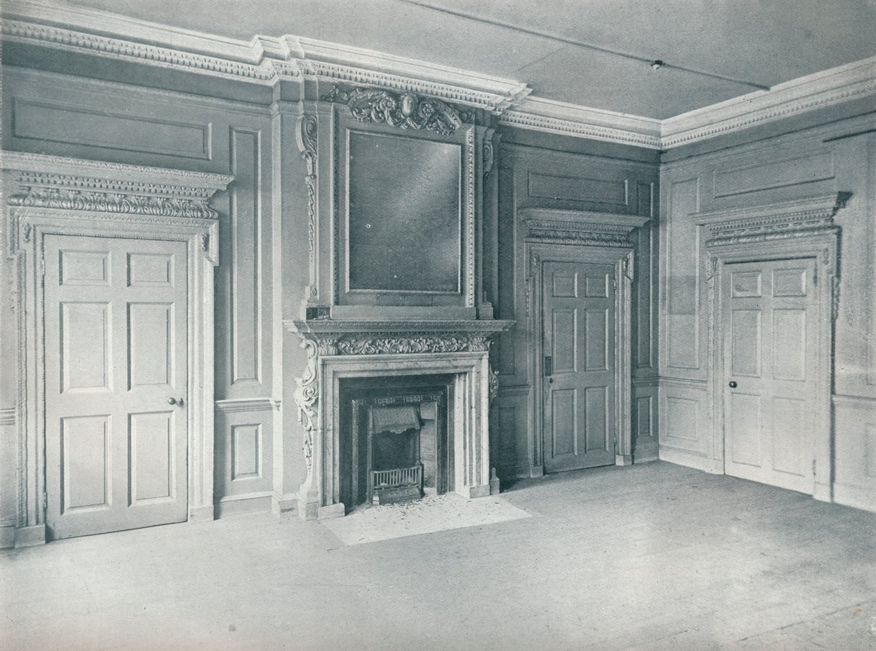 Sala Panelada, principios del siglo XVIII, 26, Hatton Garden, 1907 de Unbekannt