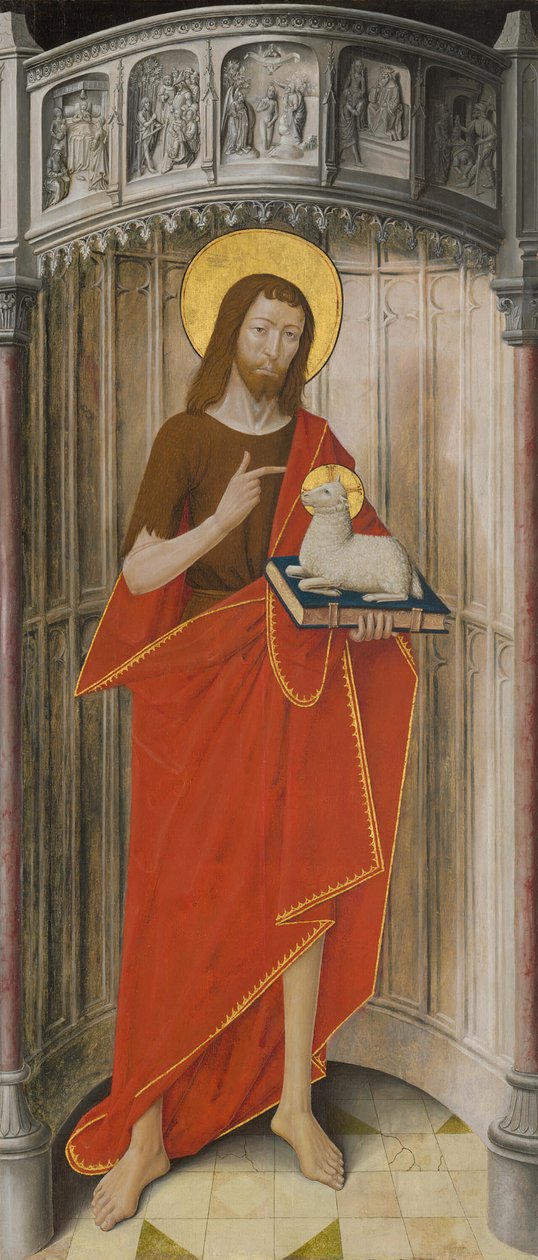 Paneles del Altar Mayor de la Cartuja de Saint-Honoré, Thuison-les-Abbeville: San Juan de Unbekannt