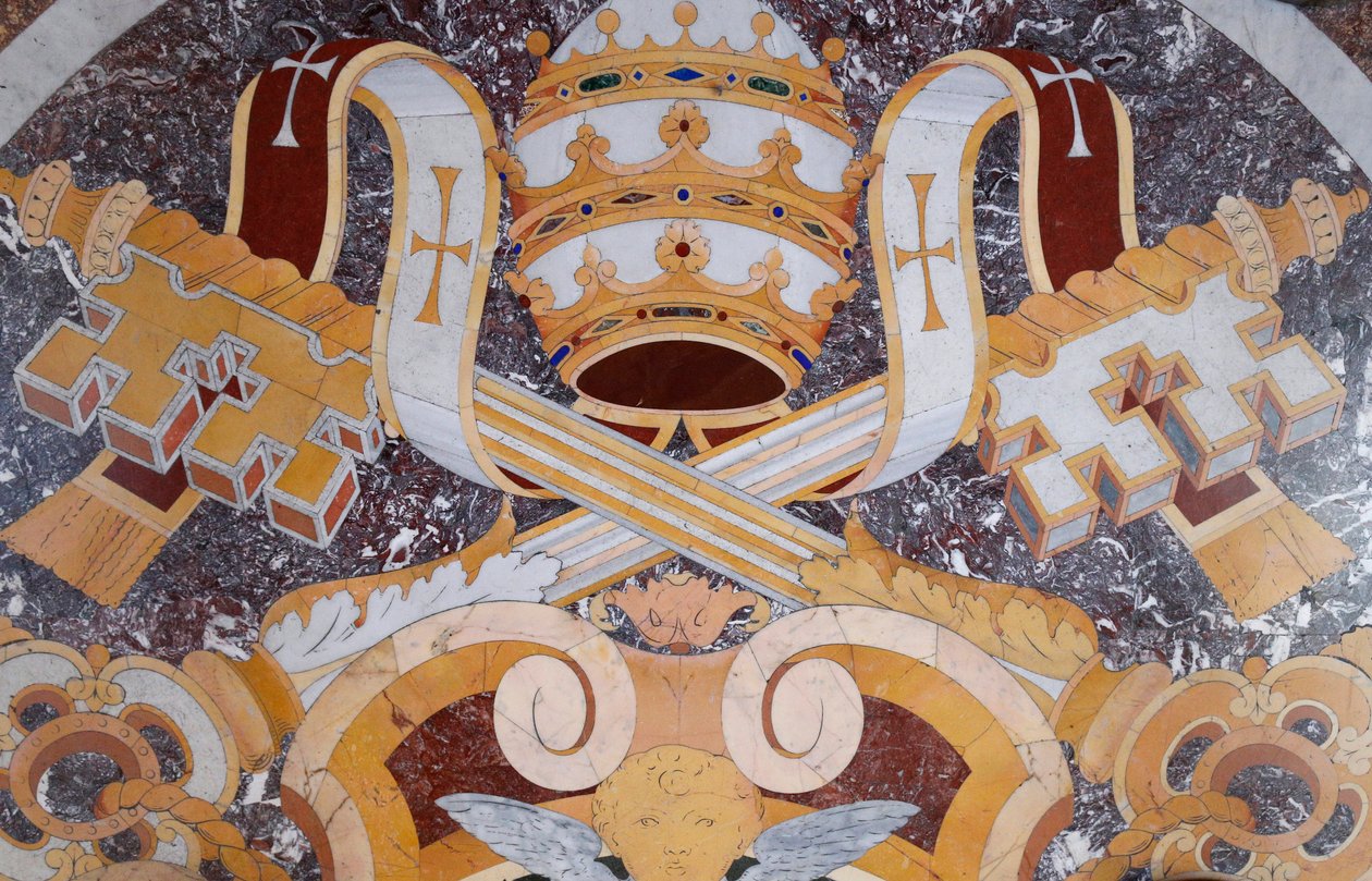Escudos papales - Museo del Vaticano - Roma, Italia de Unbekannt