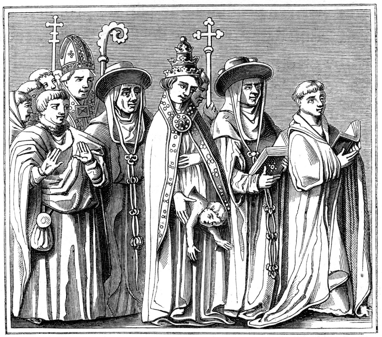 Papisa Juana, siglo XV 1849 de Unbekannt