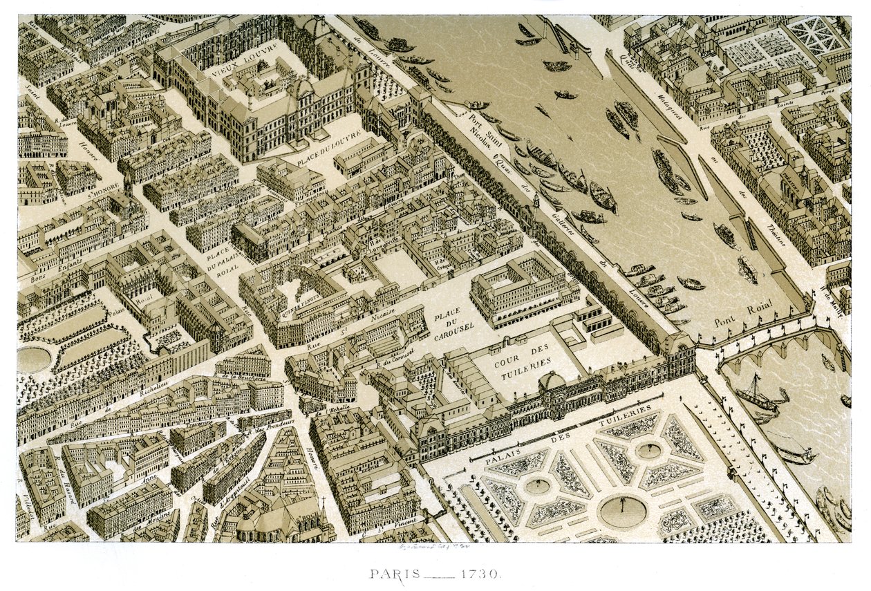 París, Francia, c1730 de Unbekannt