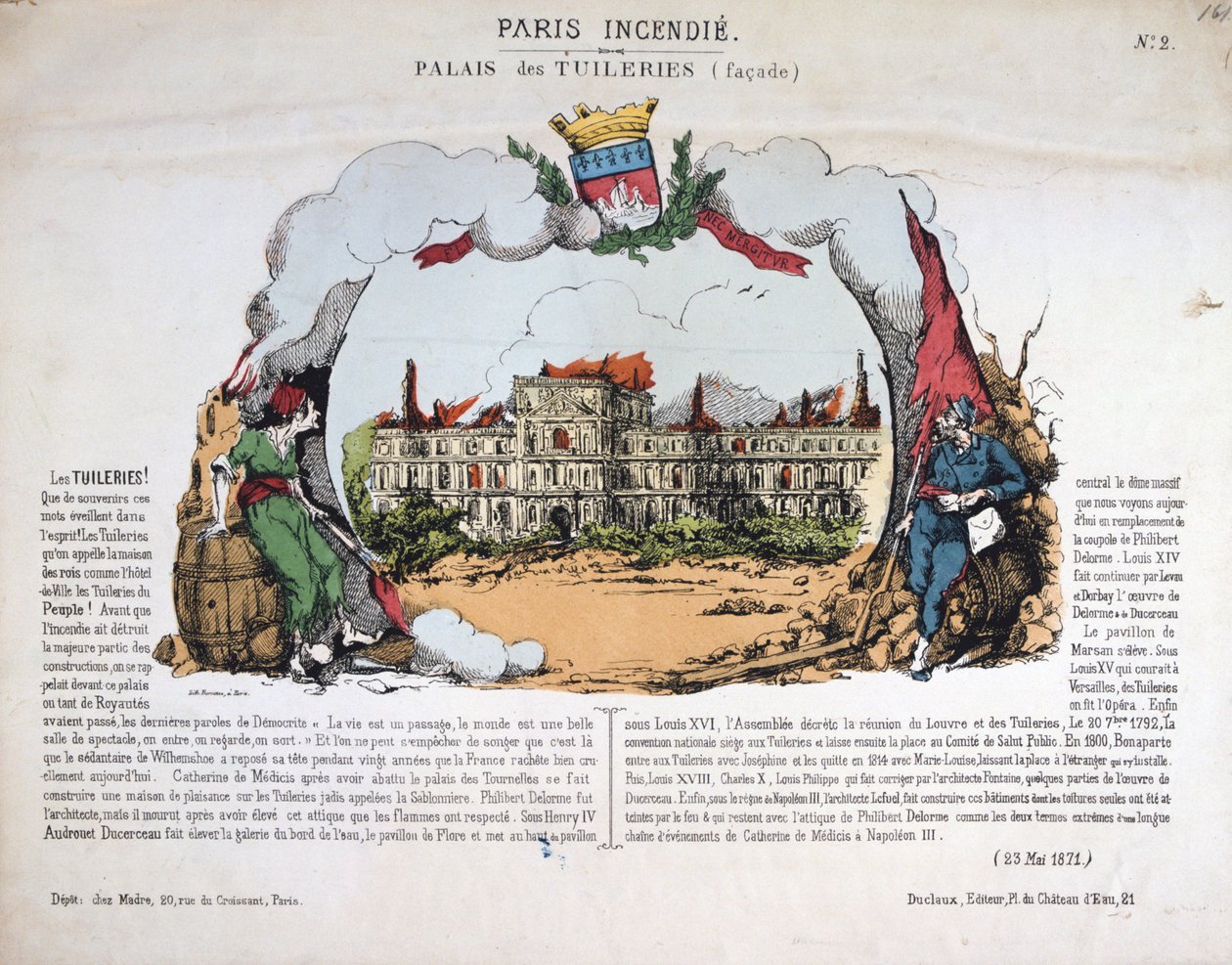 París Incendiado, 1871 de Unbekannt