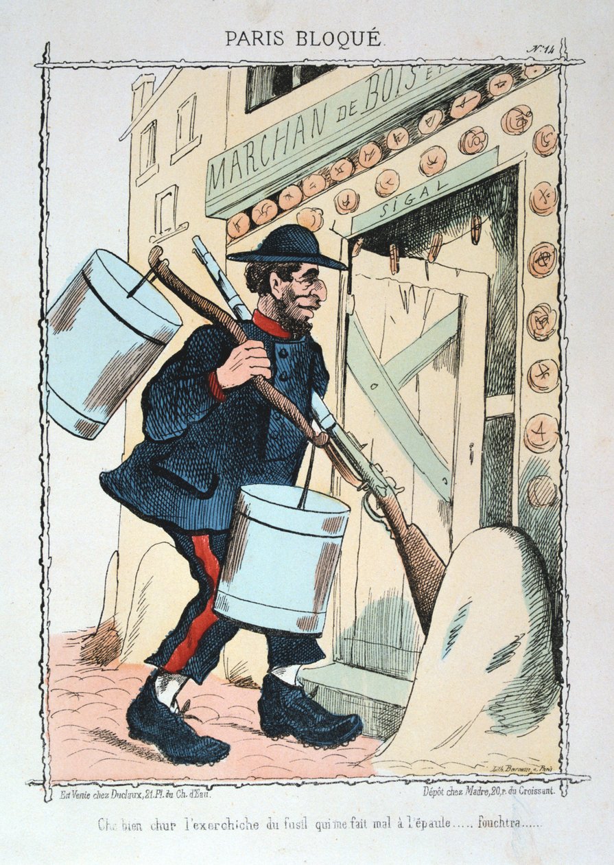 París sitiado, 1870-1871 de Unbekannt