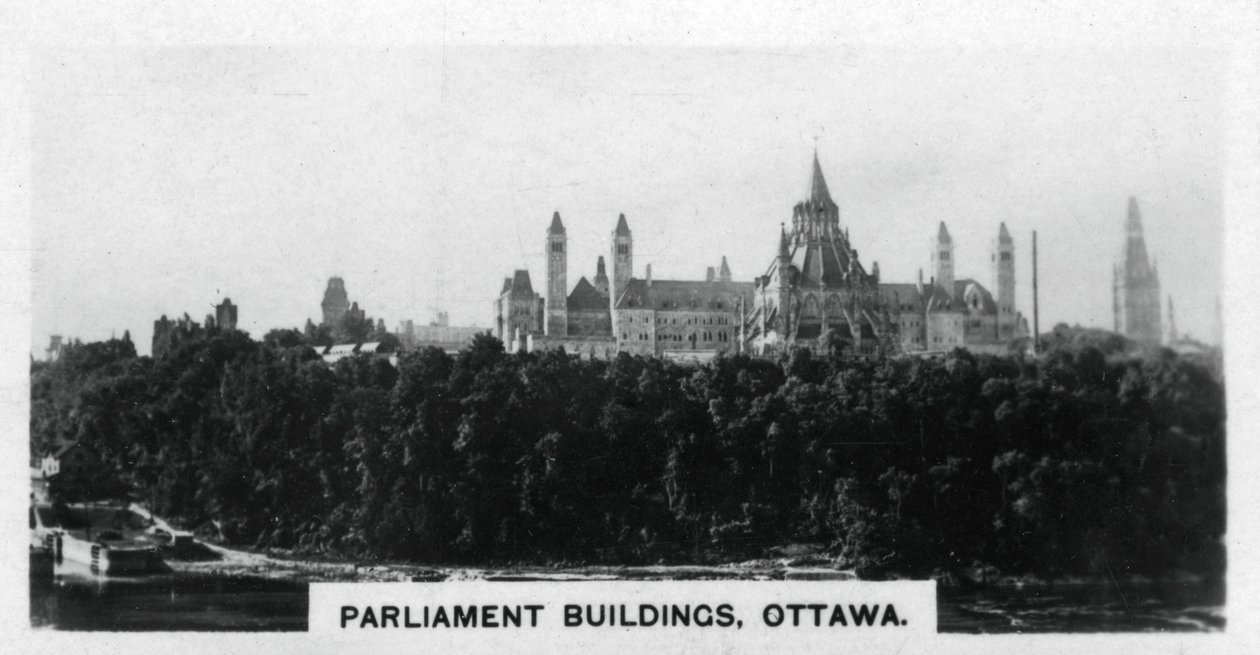 Edificios del Parlamento, Ottawa, Canadá, c1920s de Unbekannt