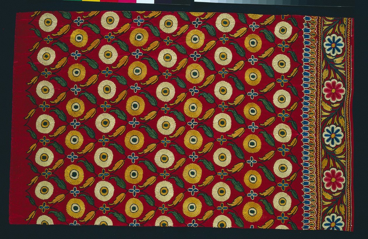 Parte de una falda Ghagra, 1800s - principios de 1900s de Unbekannt