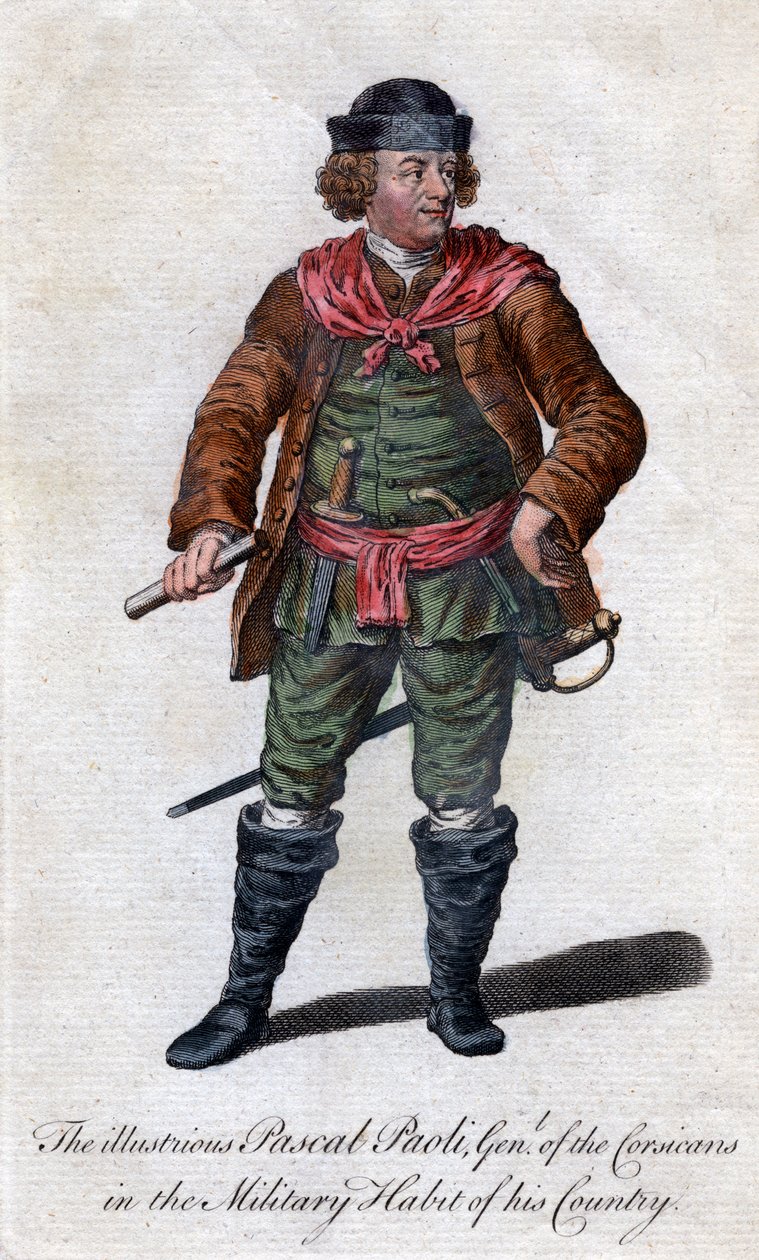 Pascal Paoli, general y patriota corso del siglo XVIII de Unbekannt