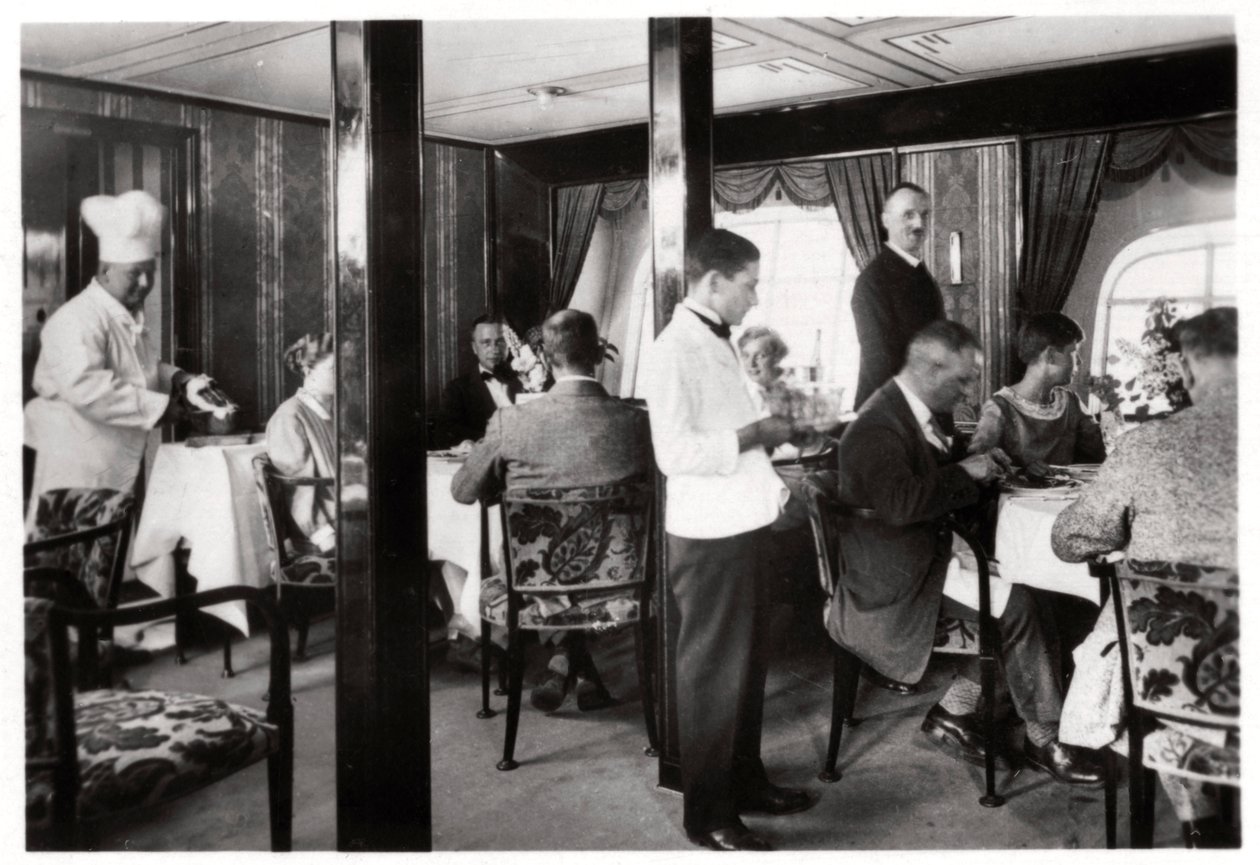 Comedor de pasajeros, Zeppelin LZ 127 Graf Zeppelin, 1933 de Unbekannt
