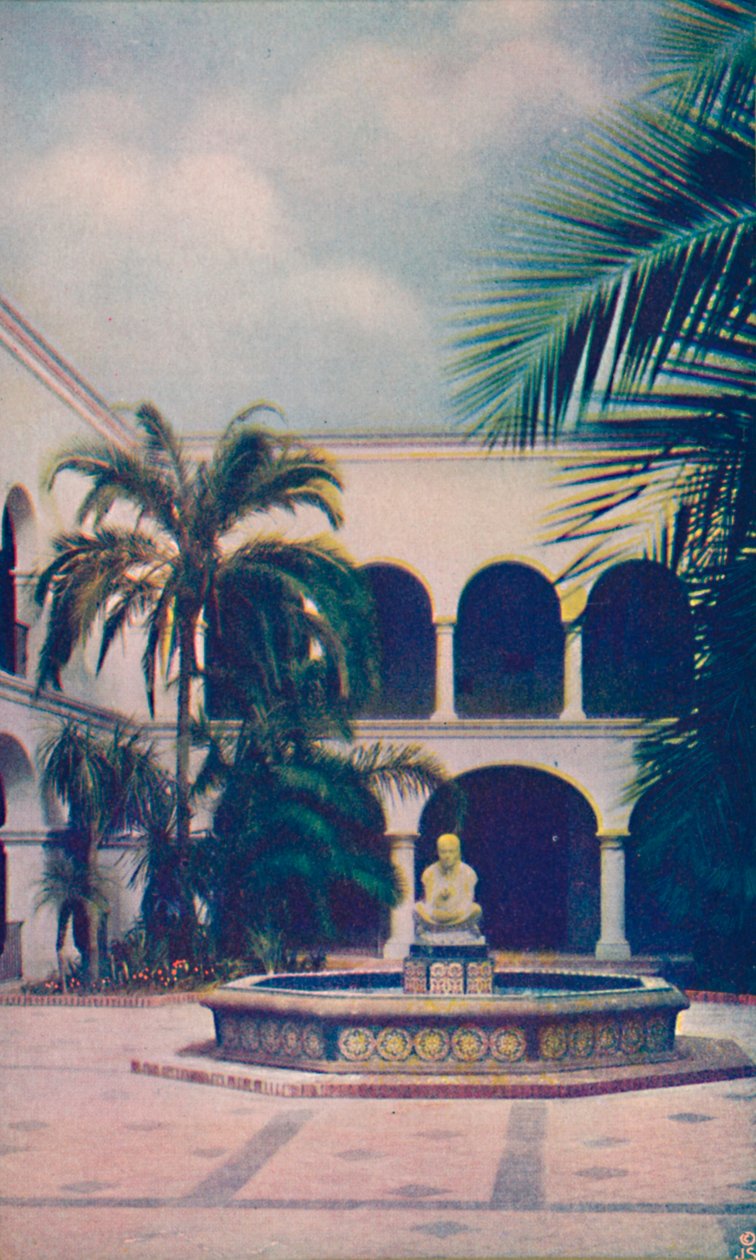 Patio de la Casa de la Hospitalidad, c1935 de Unbekannt