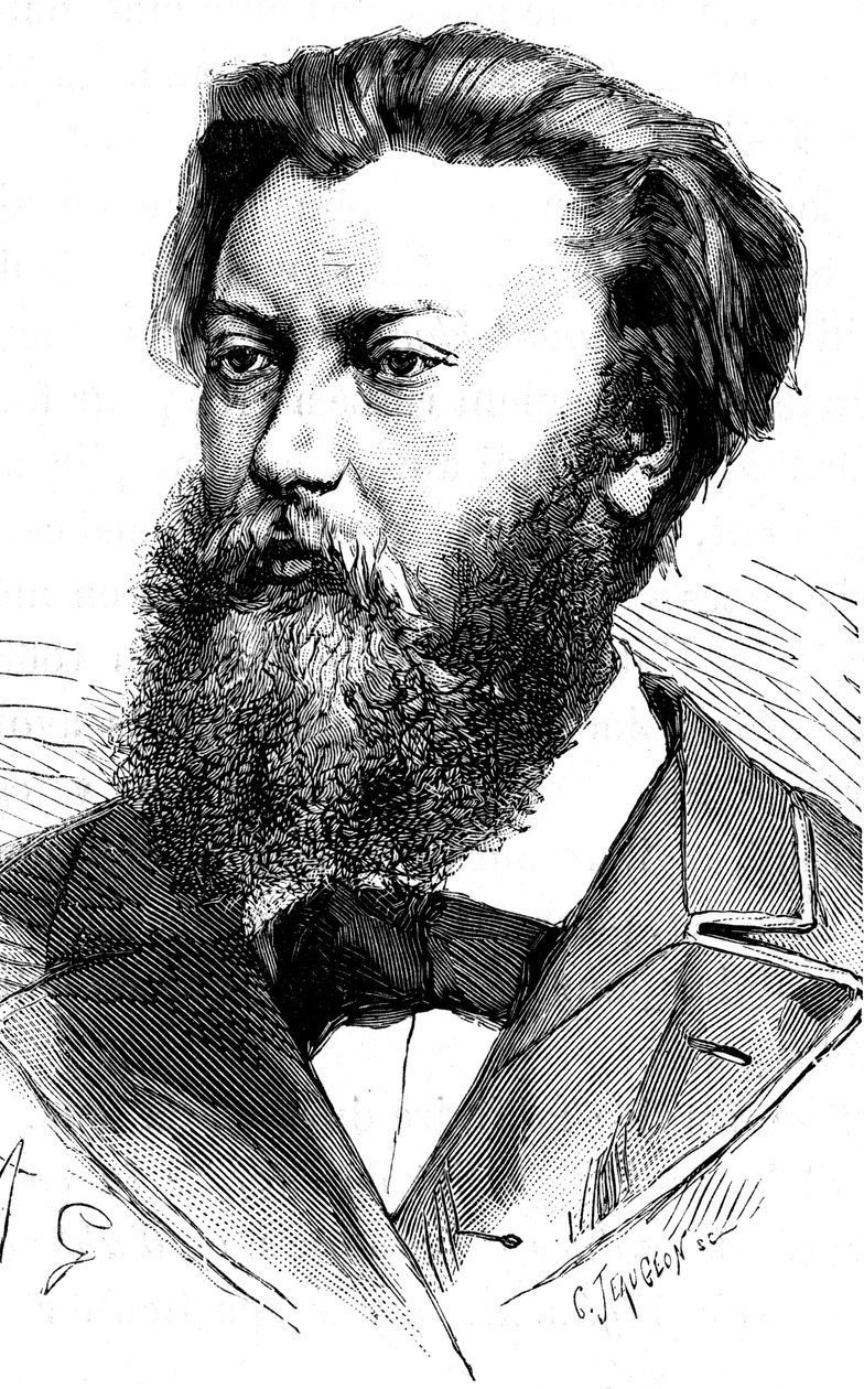 Paul Jablochkoff, ingeniero de telégrafos ruso, 1883 de Unbekannt