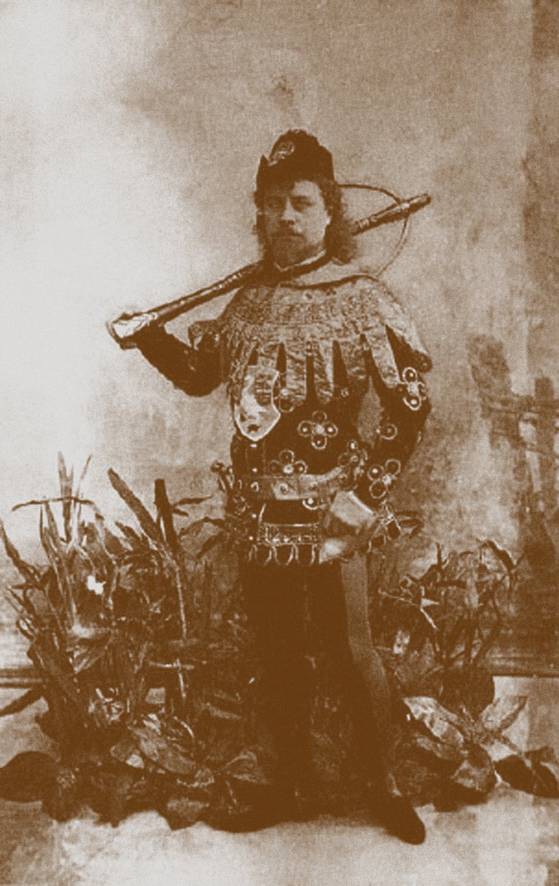 Pavel Gerdt como el Príncipe Sigfrido en el Ballet El Lago de los Cisnes, San Petersburgo, 1895 de Unbekannt