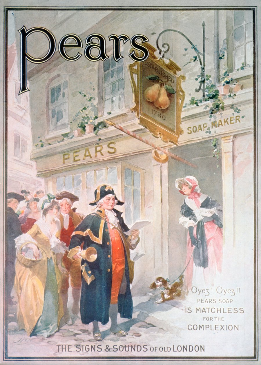 Anuncio de jabón Pears, 1916 de Unbekannt