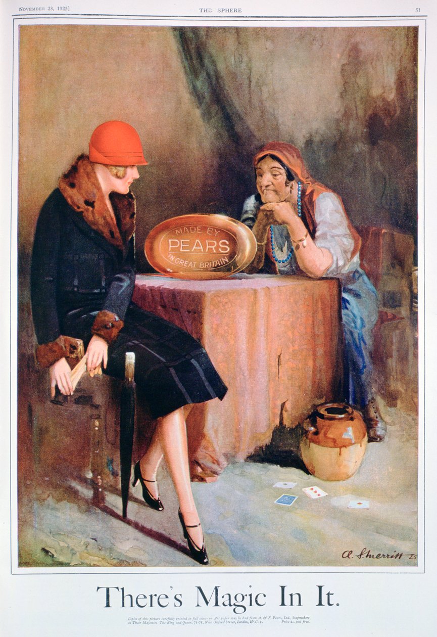 Anuncio de jabón Pears, 1925 de Unbekannt