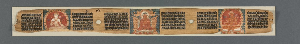 Perfección de la sabiduría en ocho mil líneas: Ashtasahasrika Prajnaparamita...recto, 1119 de Unbekannt