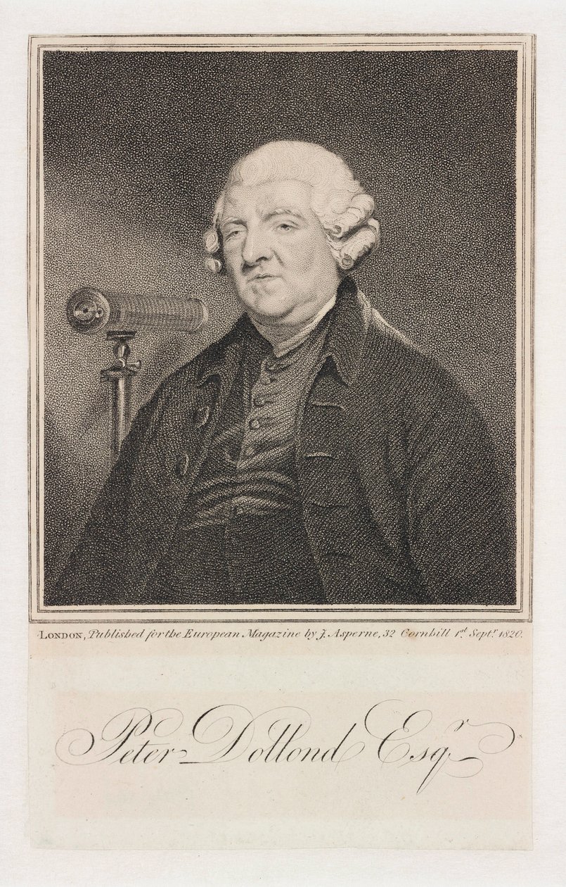 Peter Dollond, óptico inglés, c. 1800 de Unbekannt