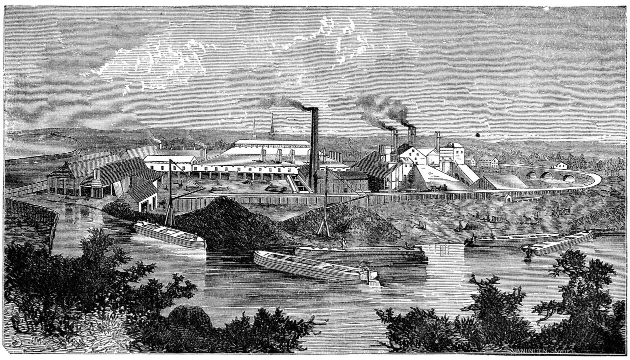 Phoenix Iron and Bridge Works, Phoenixville, Pensilvania, EE.UU., 1873 de Unbekannt