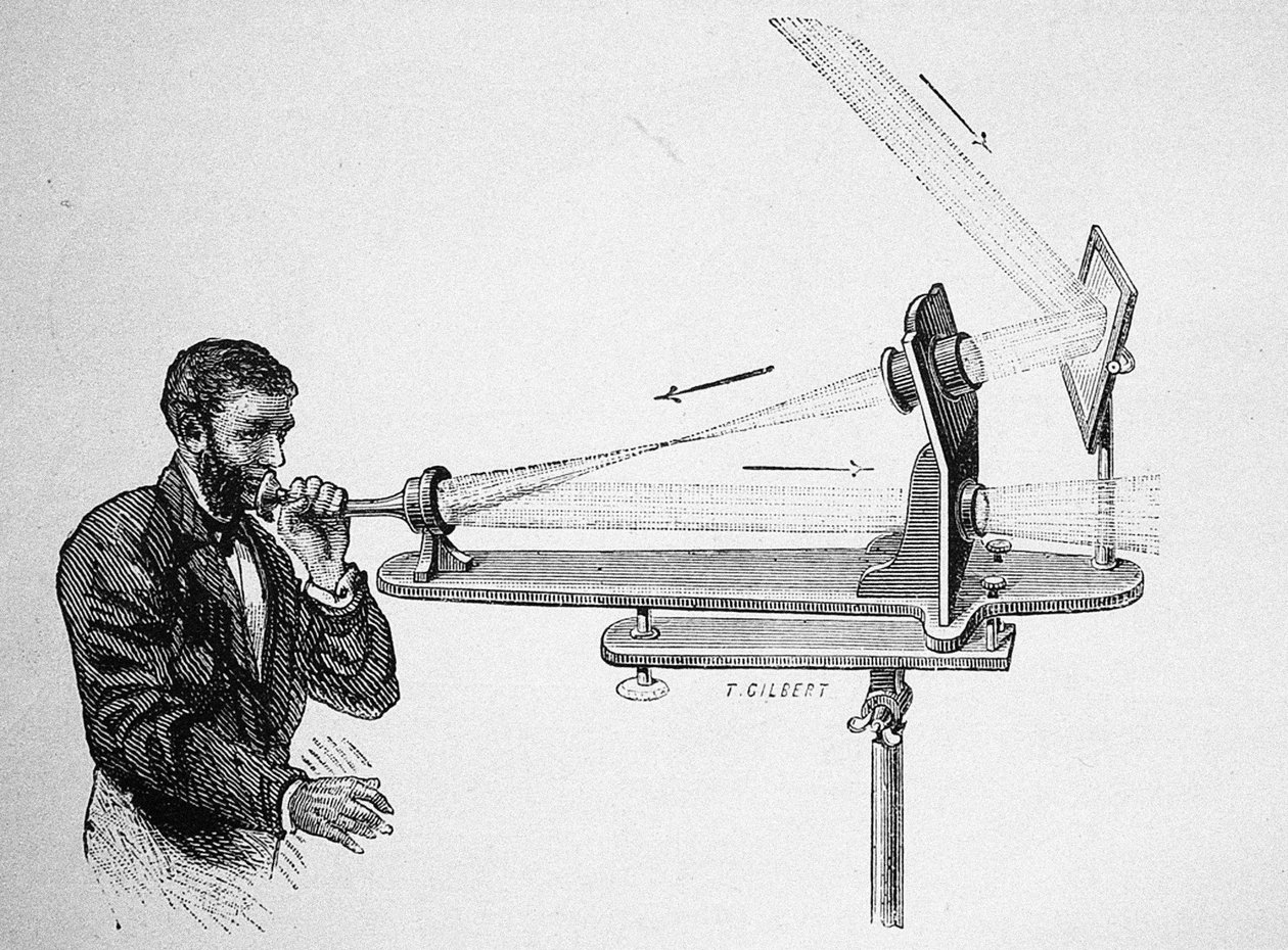 Fotófono de Alexander Graham Bell, 1882 de Unbekannt