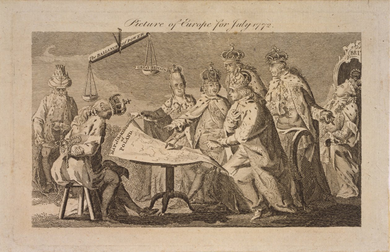 Imagen de Europa para julio de 1772, 1772 de Unbekannt