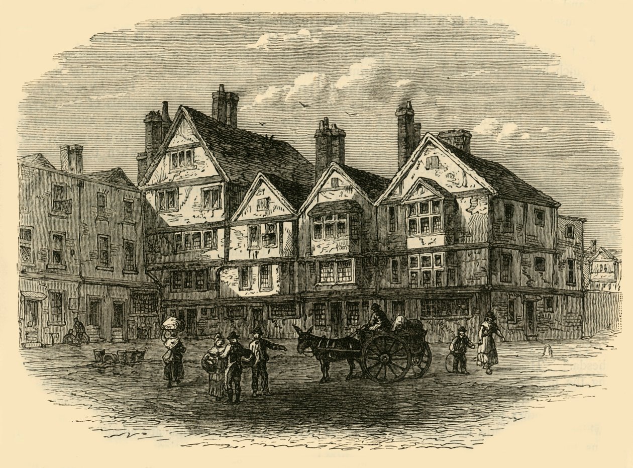 Pie Corner en 1789, c1872 de Unbekannt