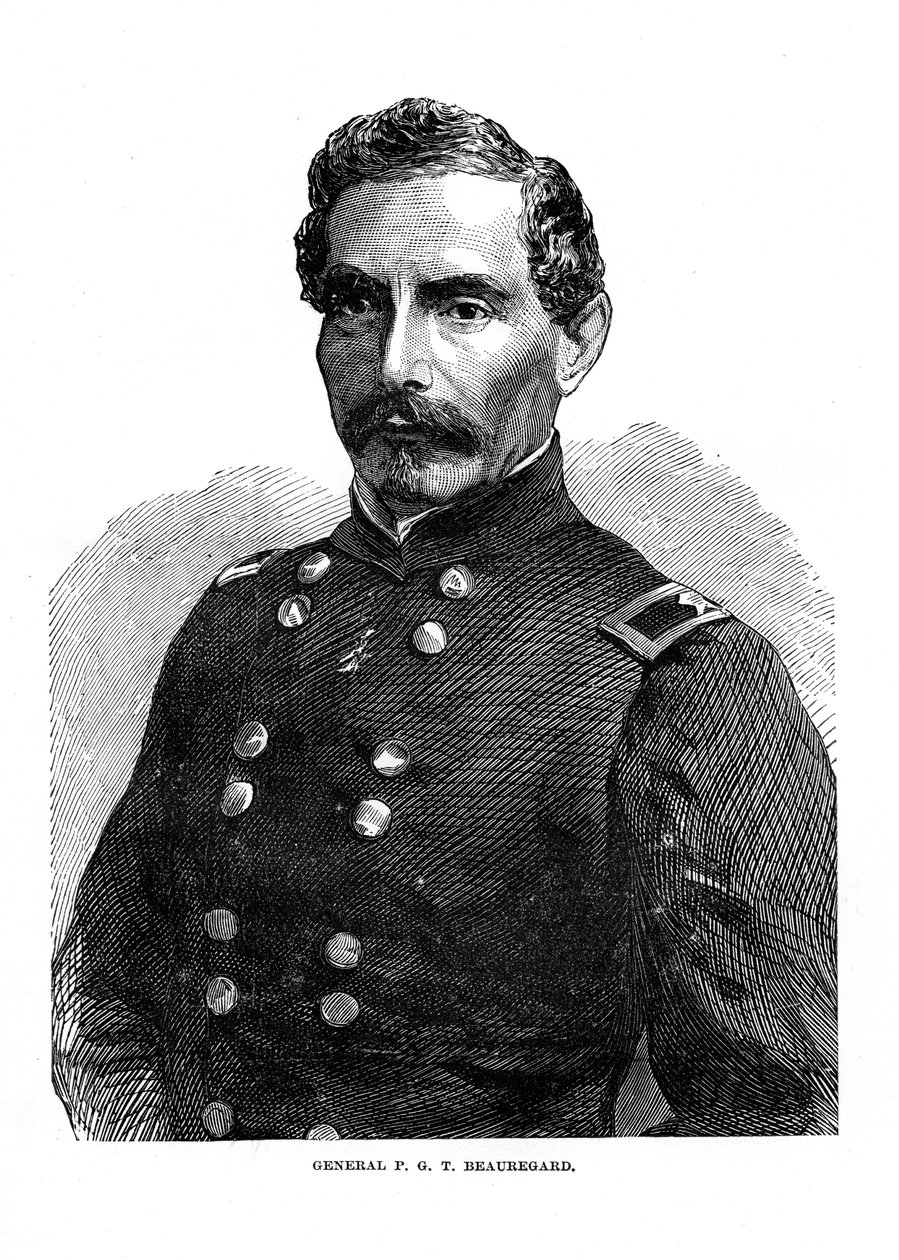 Pierre Gustave Toutant de Beauregard, soldado estadounidense, c1860s de Unbekannt