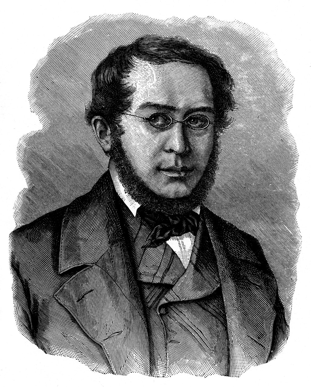 Pierre Joseph Proudhon, socialista-anarquista y periodista francés del siglo XIX de Unbekannt