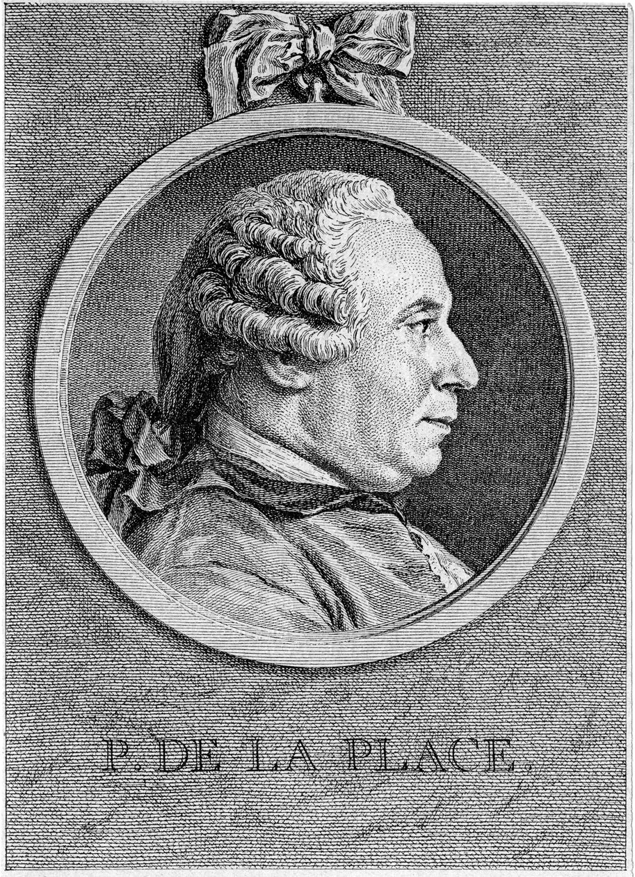 Pierre Simon Laplace, matemático y astrónomo francés, siglo XVIII de Unbekannt