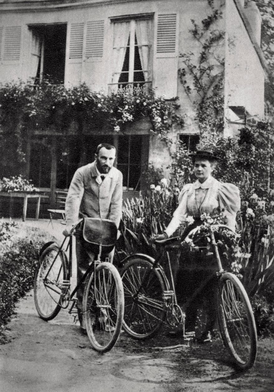 Pierre y Marie Curie, físicos franceses de Unbekannt