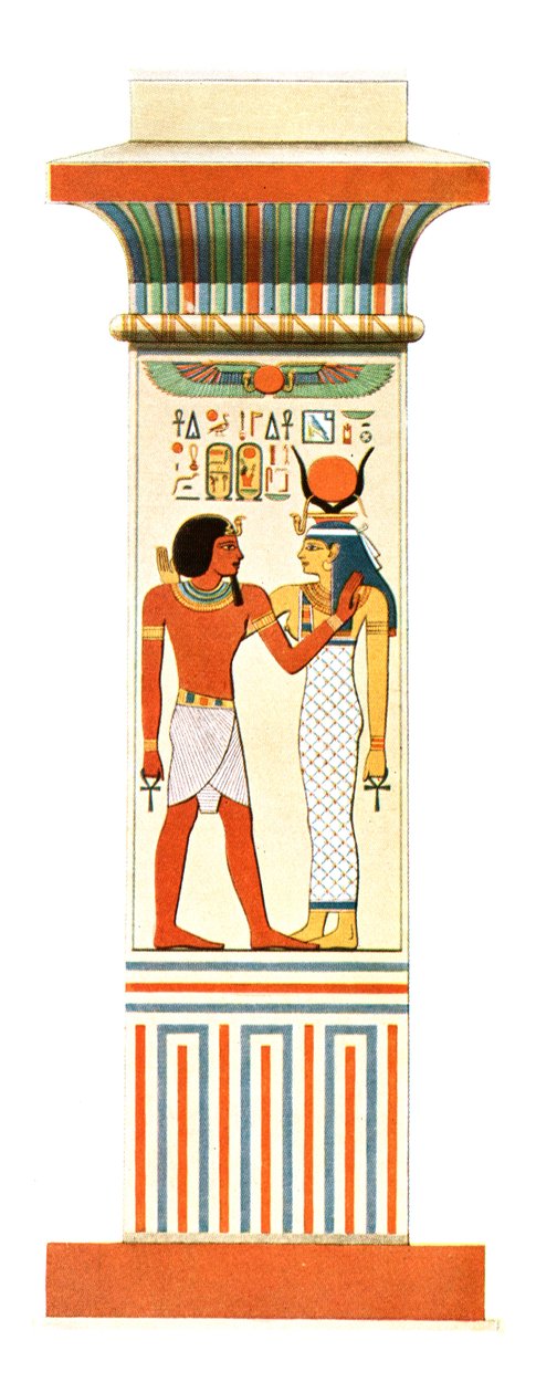 Pilastra del Templo de Amón-Ra de Amenofis III en Karnak, Egipto de Unbekannt